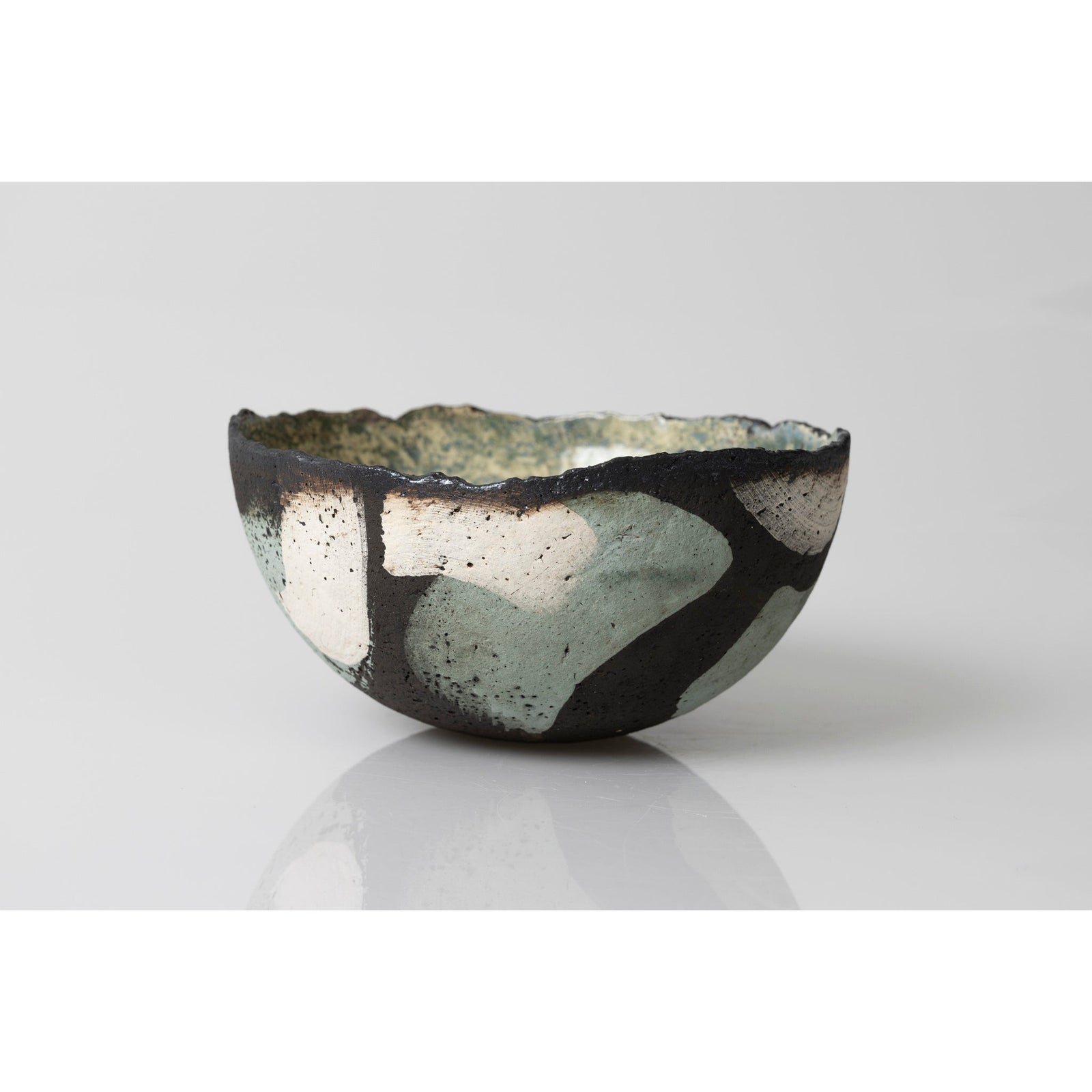 JS9 Tide-washed Bowl I by Jane Silk ceramics available at Padstow Gallery, Cornwall