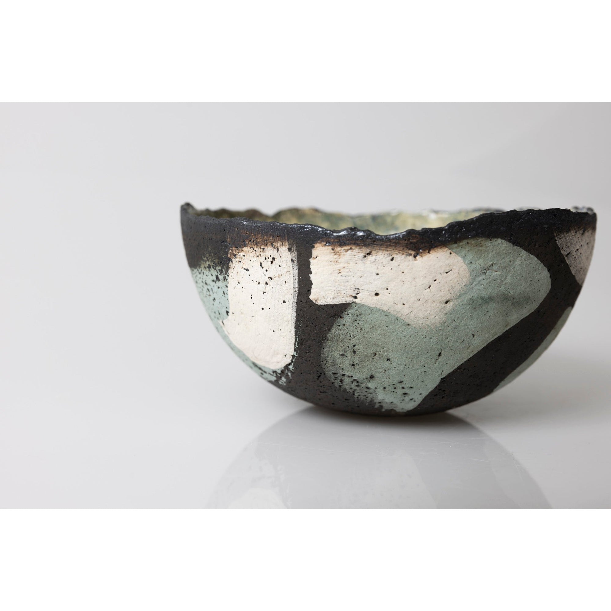 JS9 Tide-washed Bowl I by Jane Silk ceramics available at Padstow Gallery, Cornwall