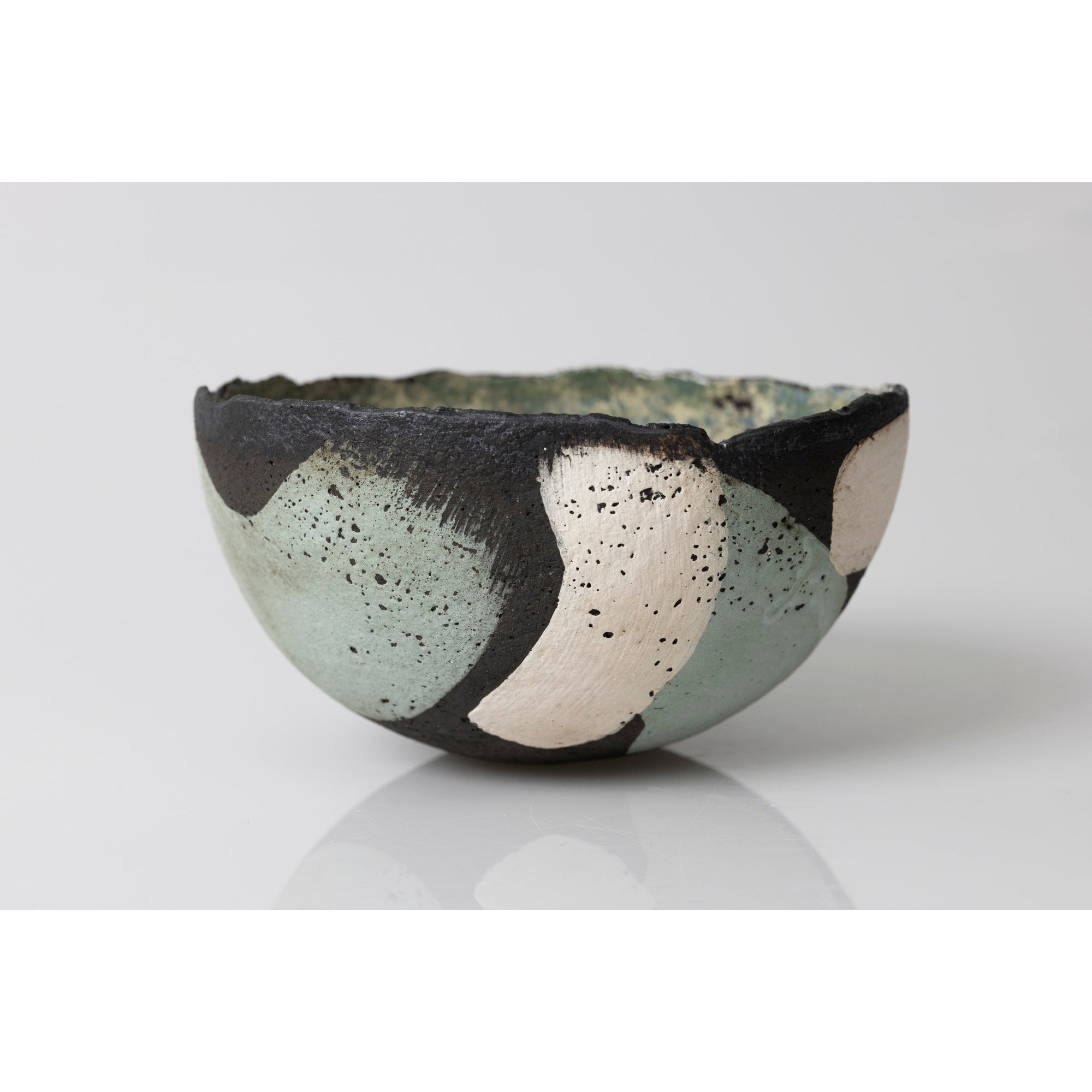 JS10 Tide-washed Bowl II by Jane Silk ceramics available at Padstow Gallery, Cornwall