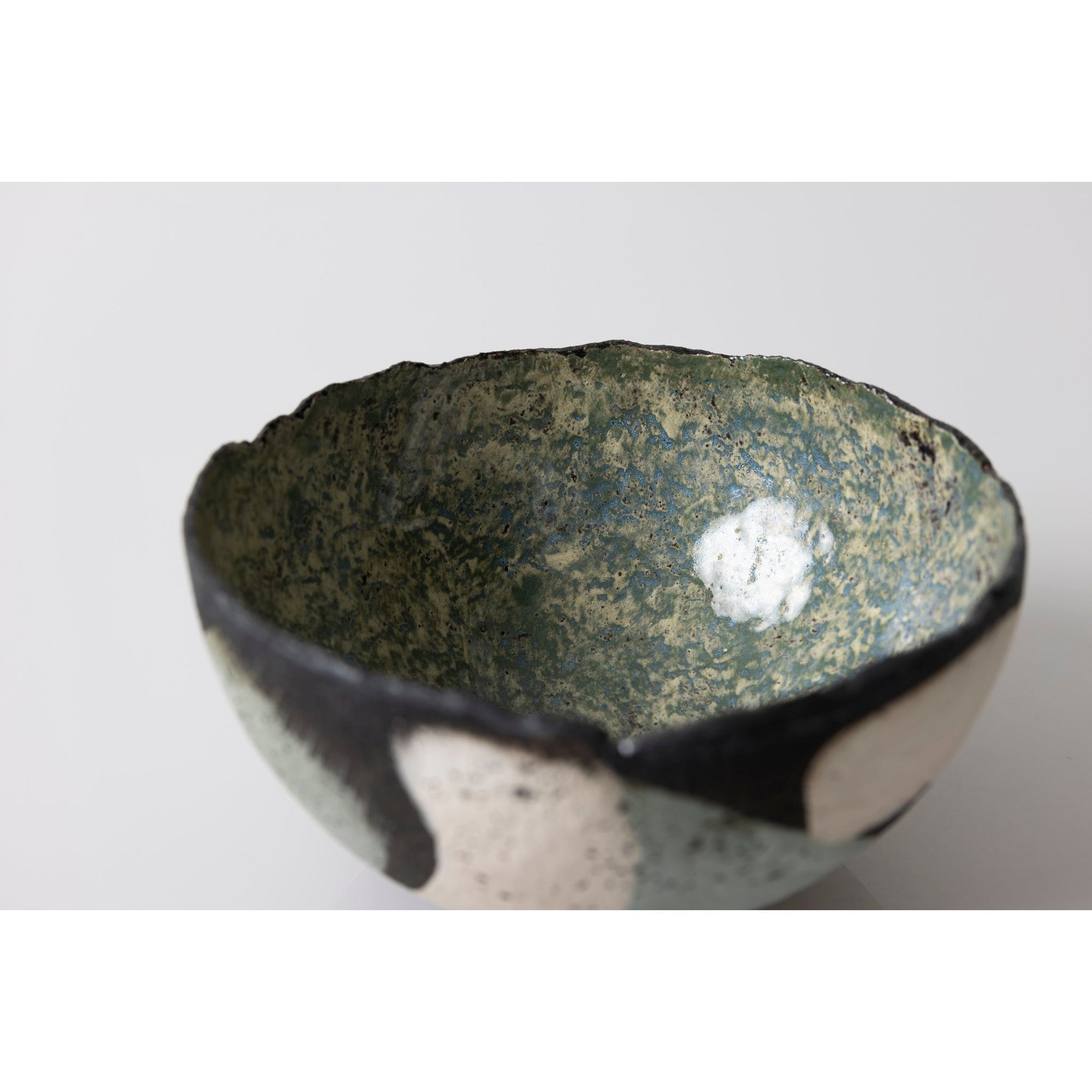 JS10 Tide-washed Bowl II by Jane Silk ceramics available at Padstow Gallery, Cornwall