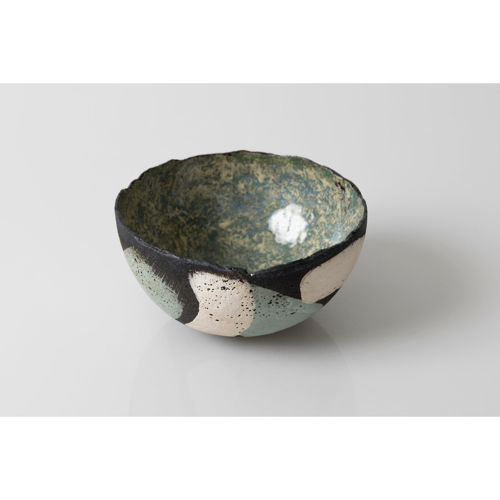 JS10 Tide-washed Bowl II by Jane Silk ceramics available at Padstow Gallery, Cornwall