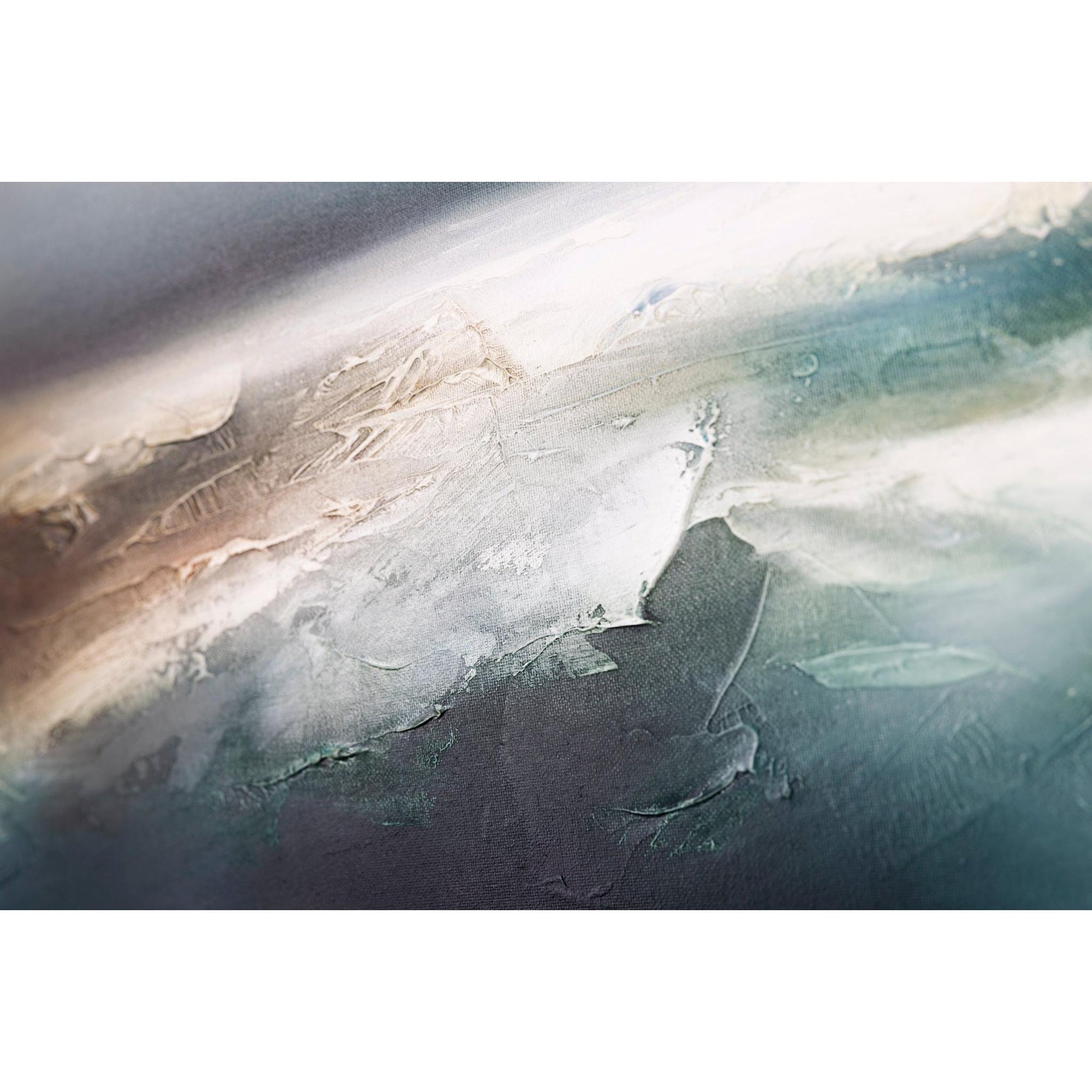 'Rolling Tides' oil on canvas original by Paul Bennett, available at Padstow Gallery, Cornwall
