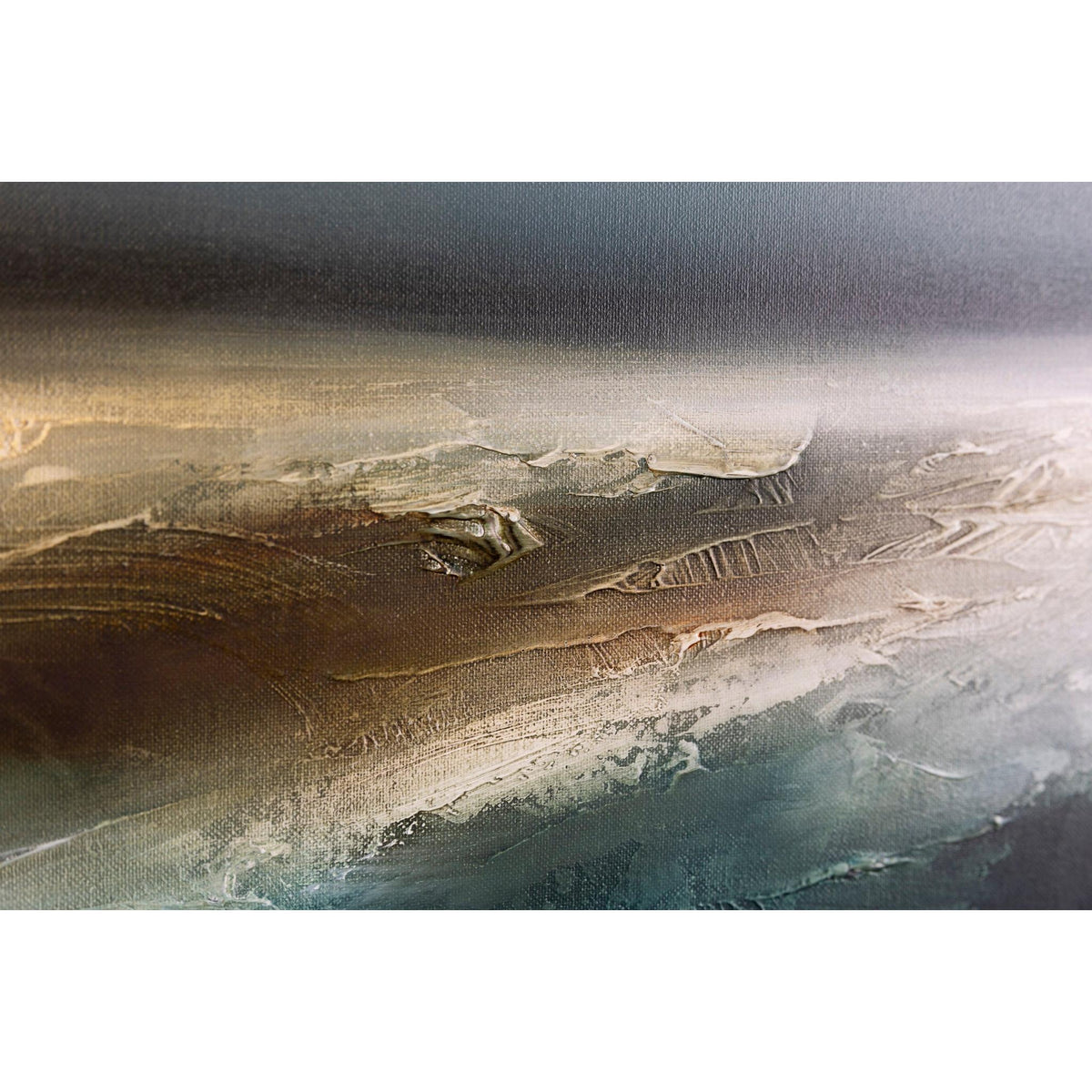 'Rolling Tides' oil on canvas original by Paul Bennett, available at Padstow Gallery, Cornwall