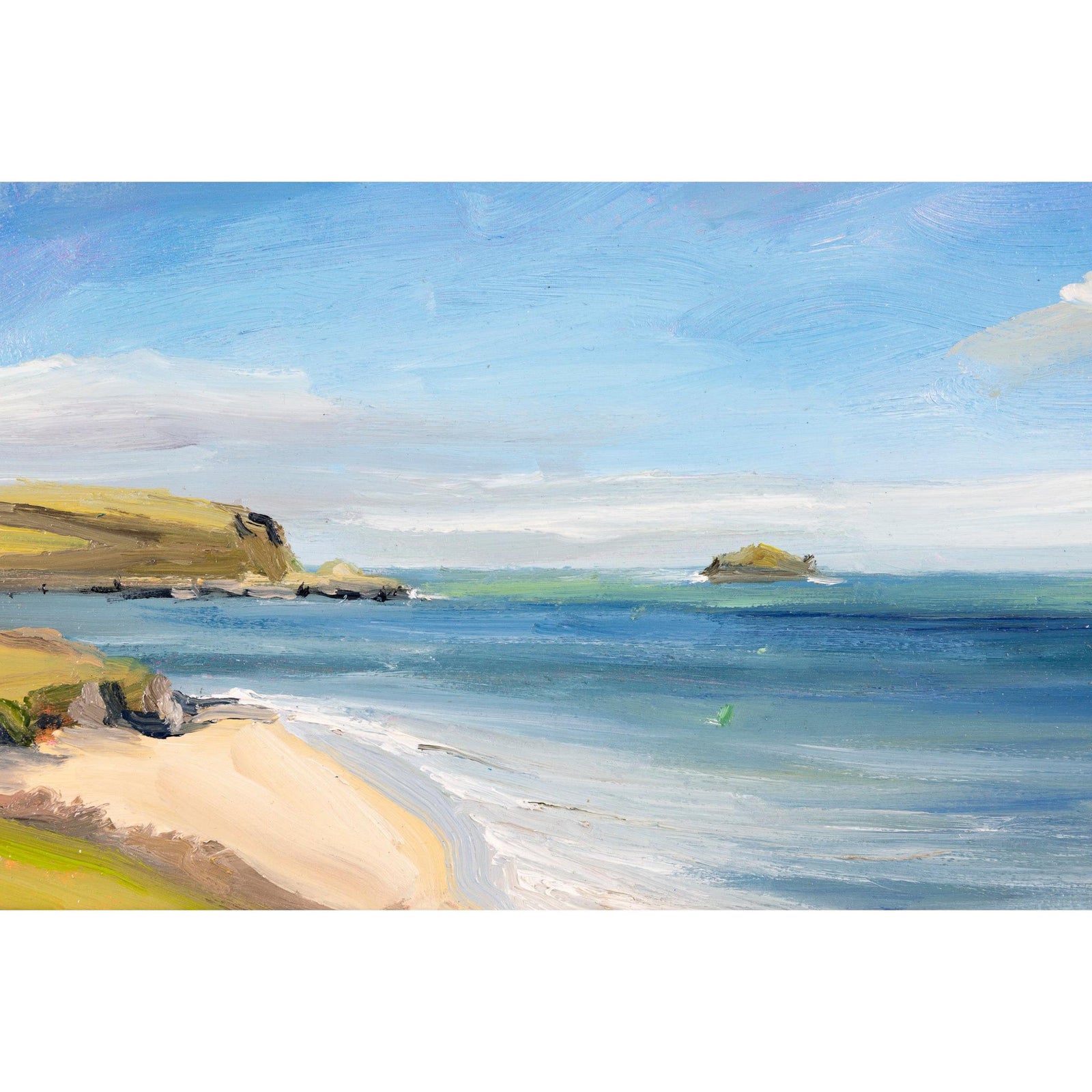 The Camel Mouth, acrylic on board, by Toby Ray, available at Padstow Gallery, Cornwall