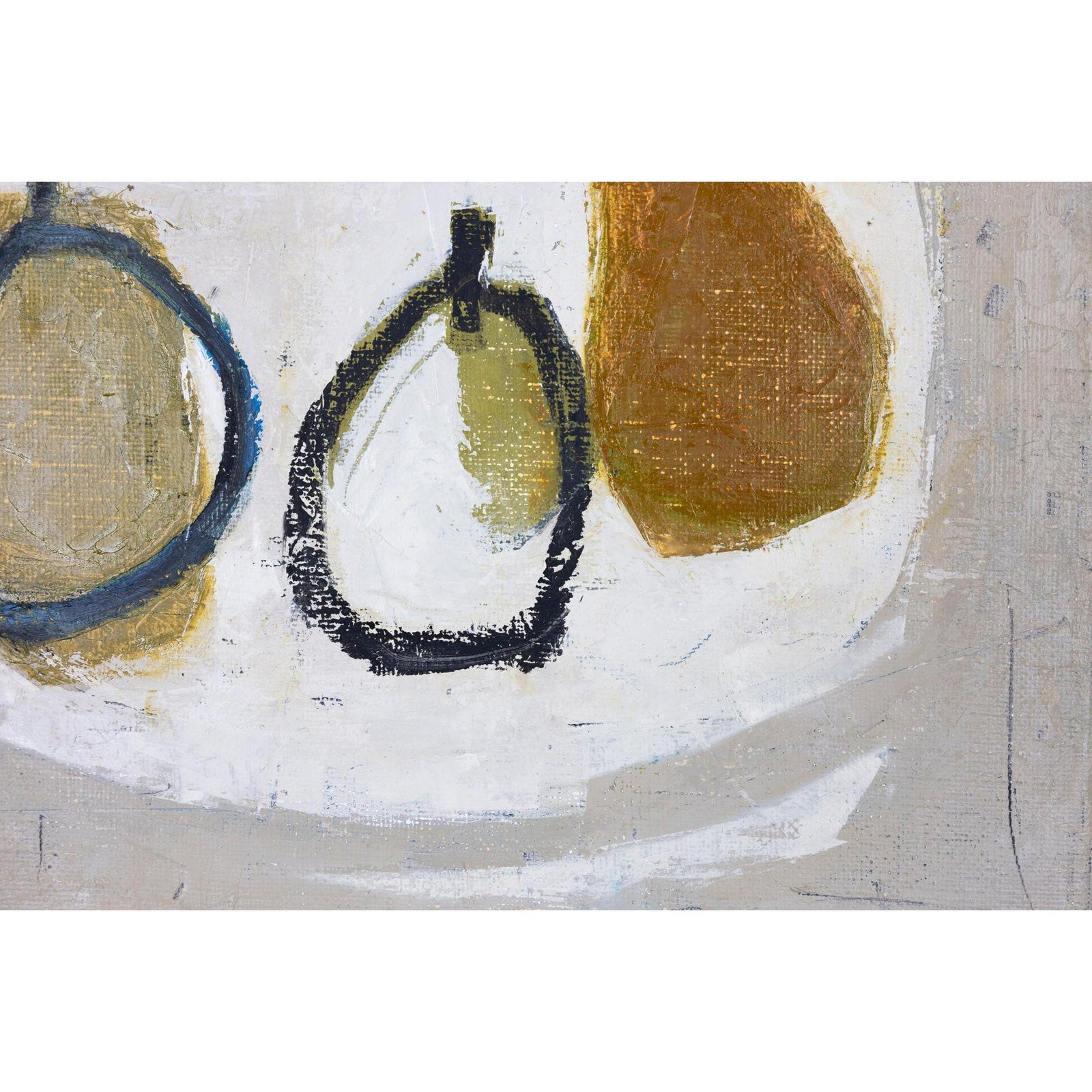 'Three Pears' oil original by Ann Armitage, available at Padstow Gallery, Cornwall