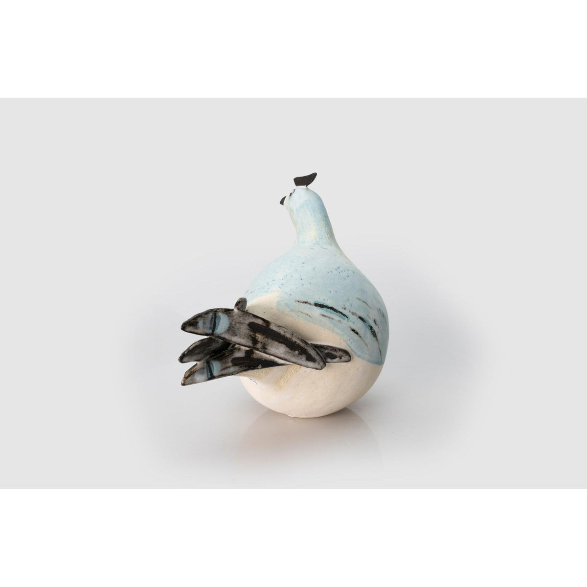 JS13 Bird I by Jane Silk ceramics available at Padstow Gallery, Cornwall
