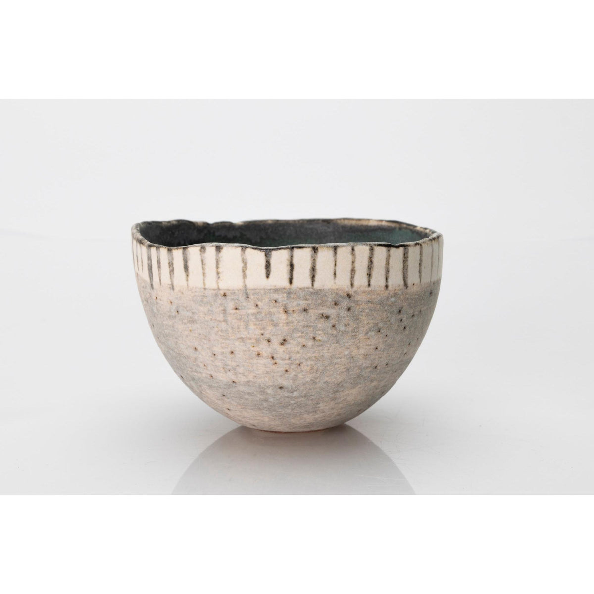 JS12 Pinched Bowl III by Jane Silk ceramics available at Padstow Gallery, Cornwall