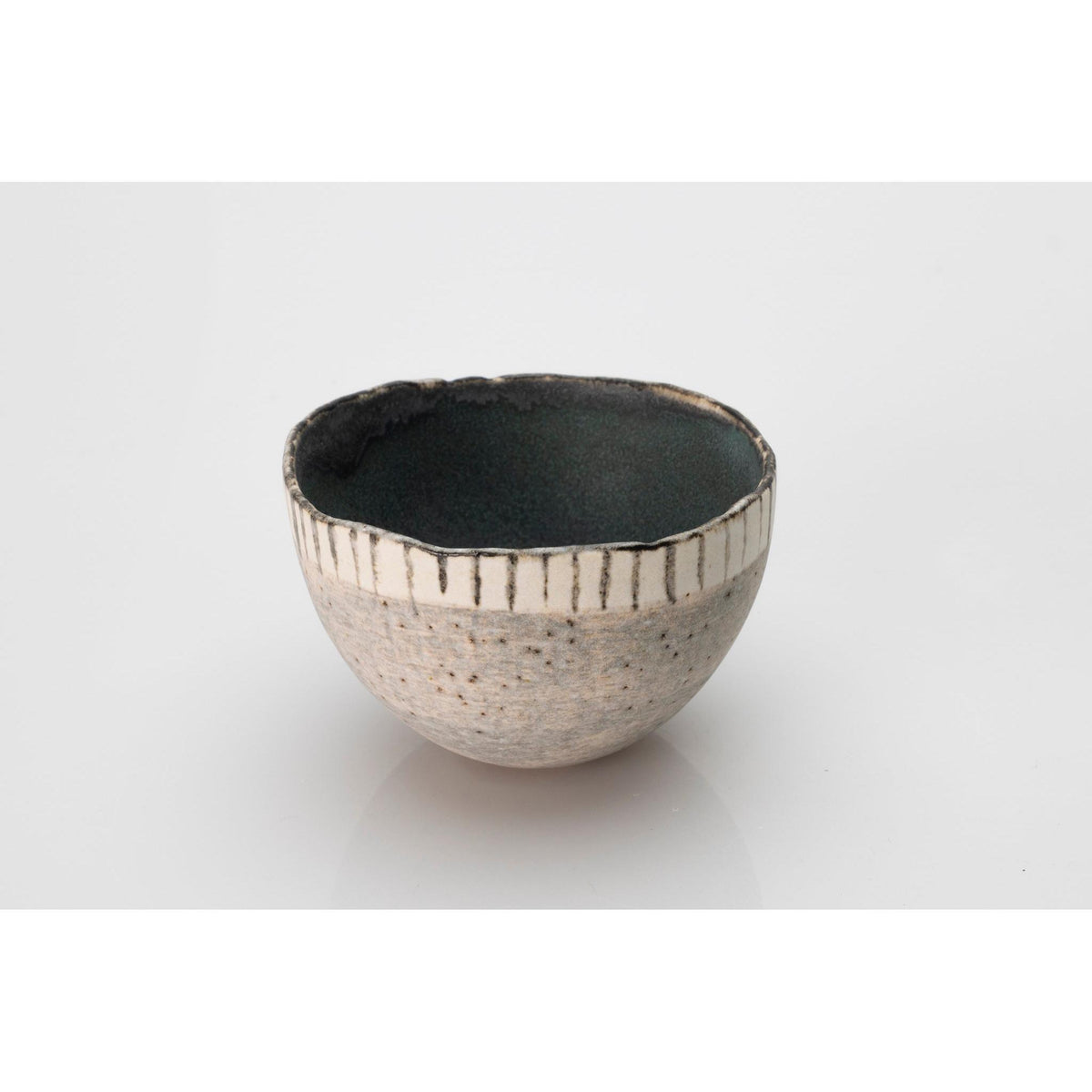 JS12 Pinched Bowl III by Jane Silk ceramics available at Padstow Gallery, Cornwall