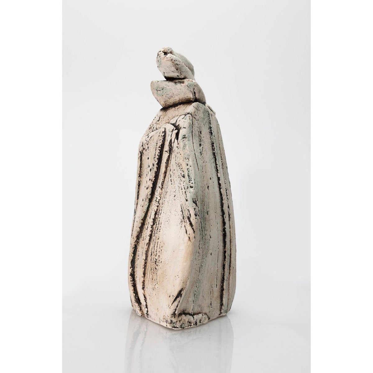 JS5 Boulder Stack by Jane Silk ceramics available at Padstow Gallery, Cornwall