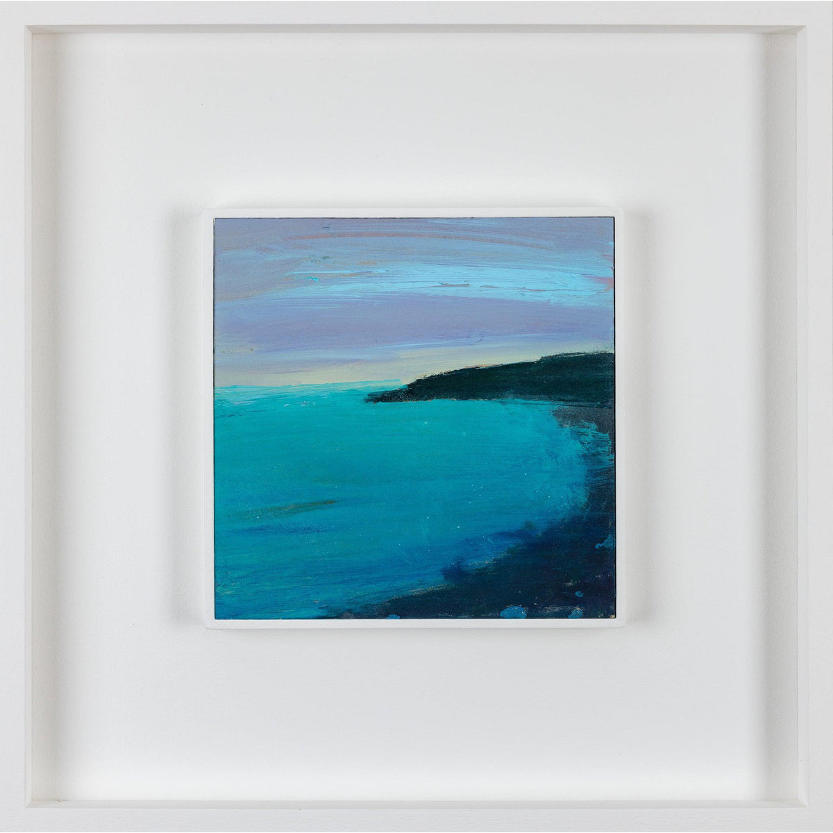 &#39;Sea Breeze&#39; mixed media framed original by Alex Yarlett, available at Padstow Gallery, Cornwall