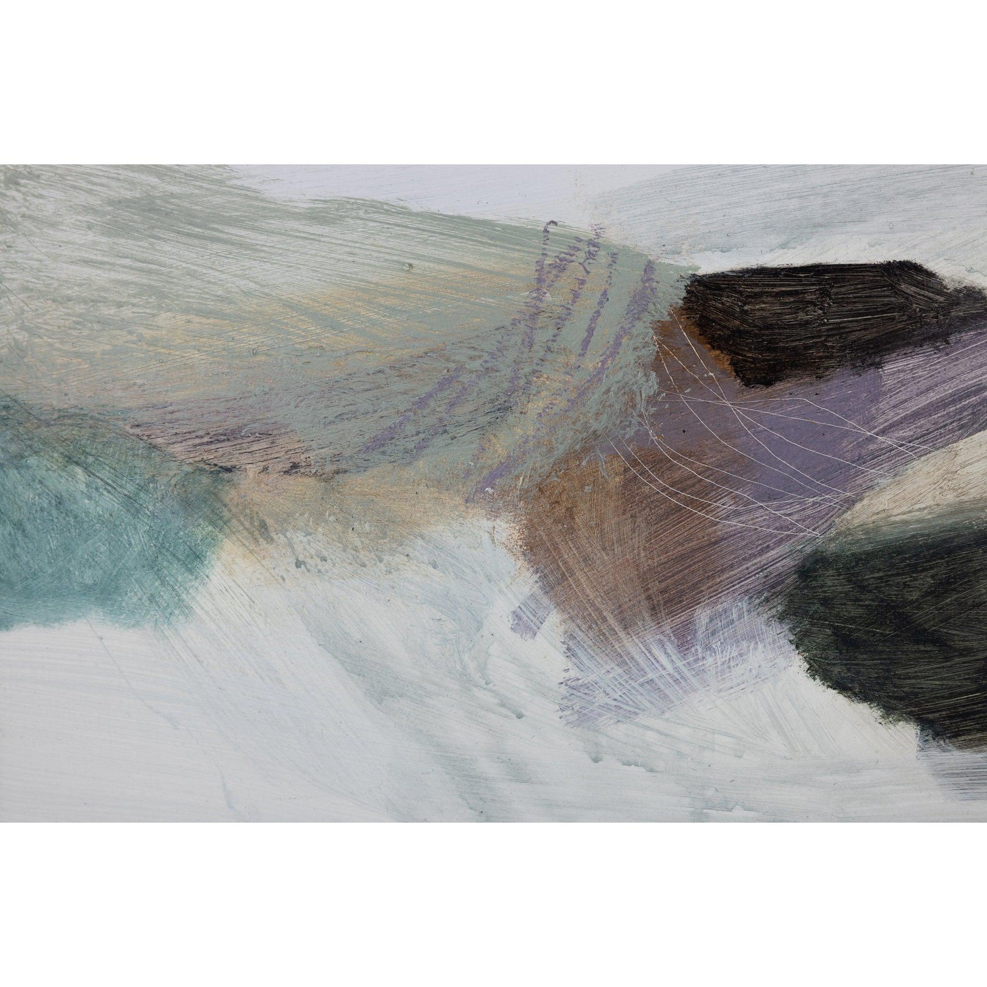 Shifting Colours 3, mixed media by Karen Birchwood, available from Padstow Gallery, Cornwall