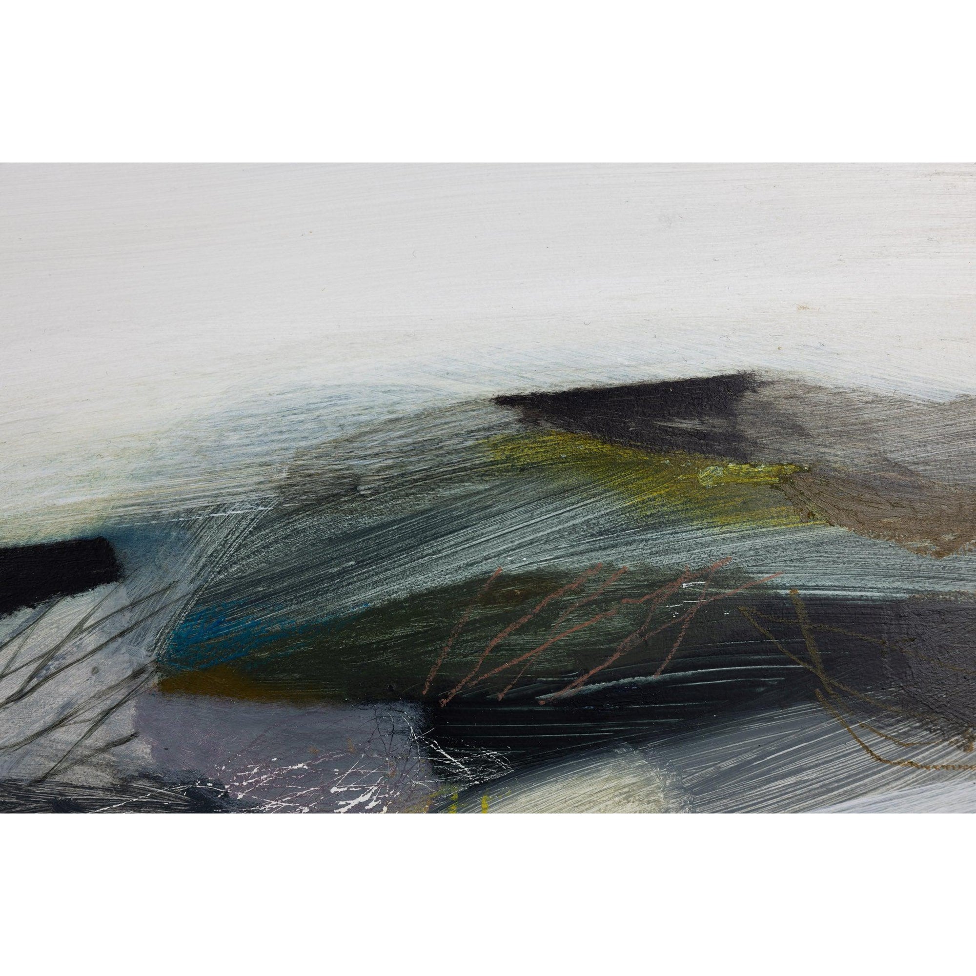 Shifting Colours 1, mixed media by Karen Birchwood, available from Padstow Gallery, Cornwall