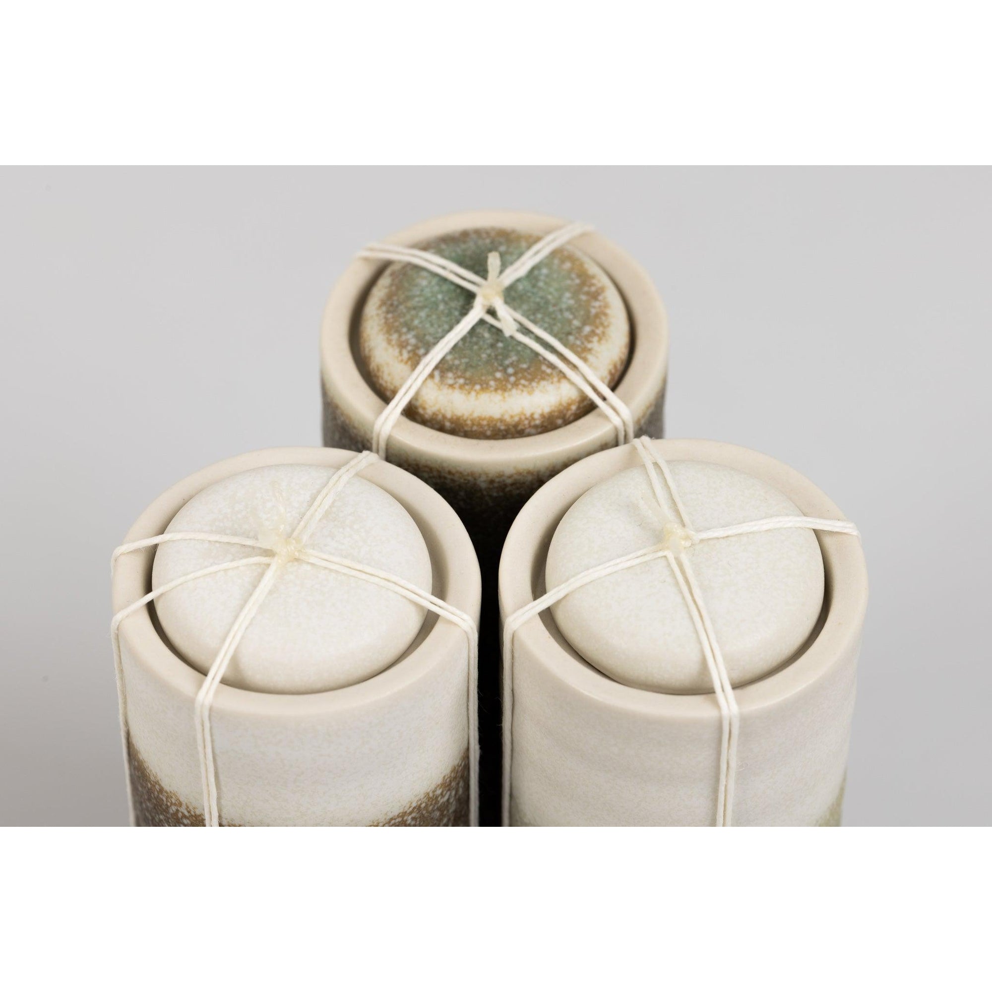 KSJ3 Bound Stoneware Container by Kate Schuricht, available at Padstow Gallery, Cornwall