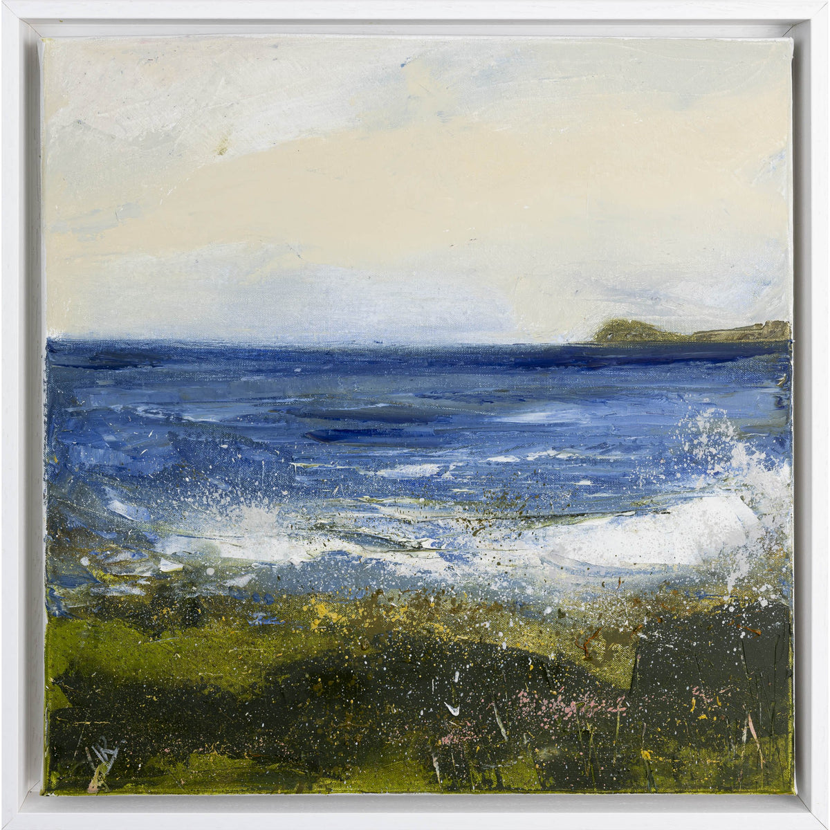 Constantine Bay an oil original by Ian Rawnsley, available at Padstow Glalery, Cornwall