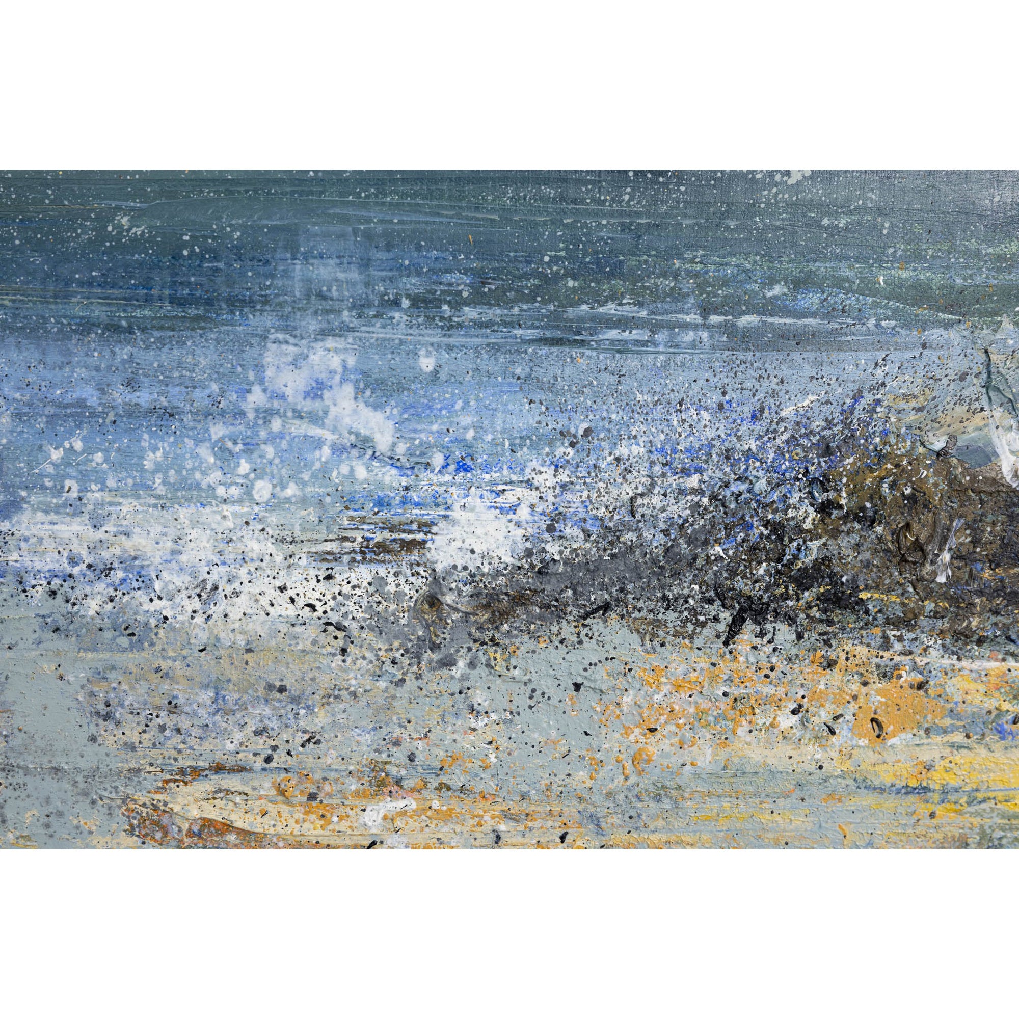 Treyarnon Bay an oil original by Ian Rawnsley, available at Padstow Gallery, Cornwall