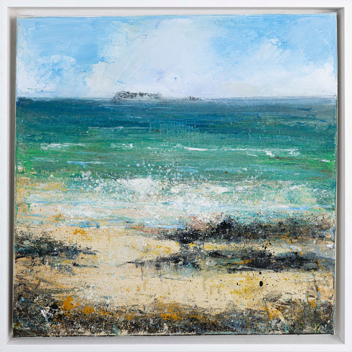 Boobys Bay an oil original by Ian Rawnsley, available at Padstow Gallery, Cornwall