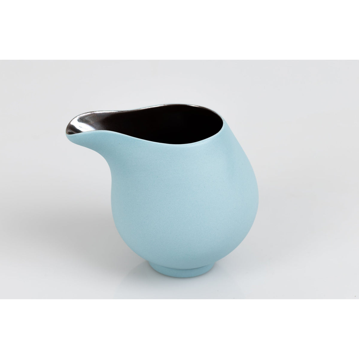 KSC2 Flow, Ocean Blue Stoneware Jug by Kate Schuricht, available at Padstow Gallery, Cornwall