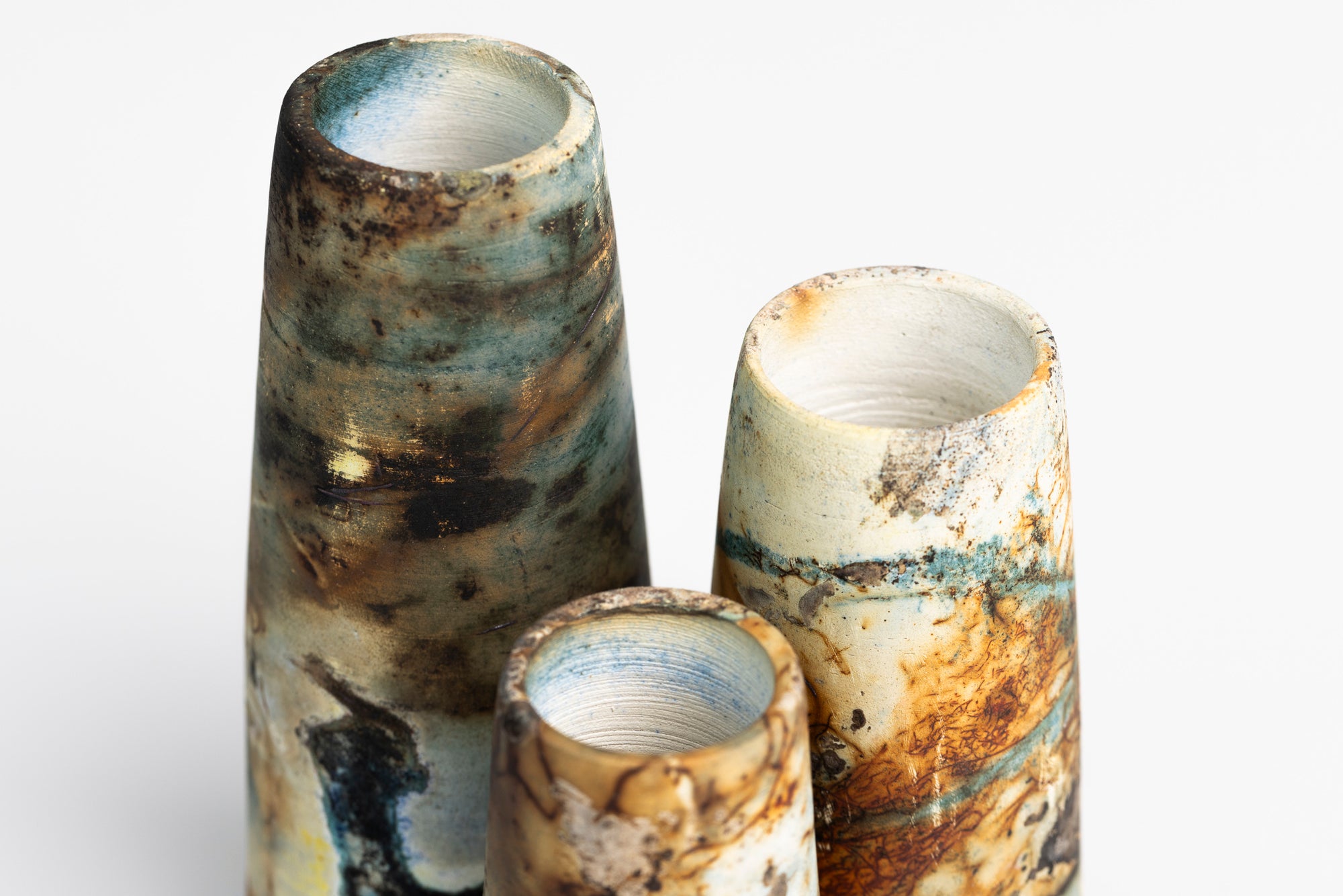 GC17 Chimney Vase by Gail Cooper, available at Padstow Gallery, Cornwall