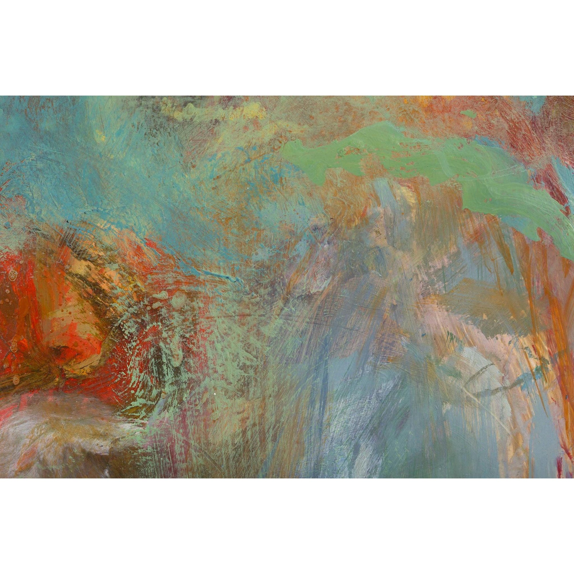 In the Border mixed media framed painting by Jo Ellis available at Padstow Gallery, Cornwall