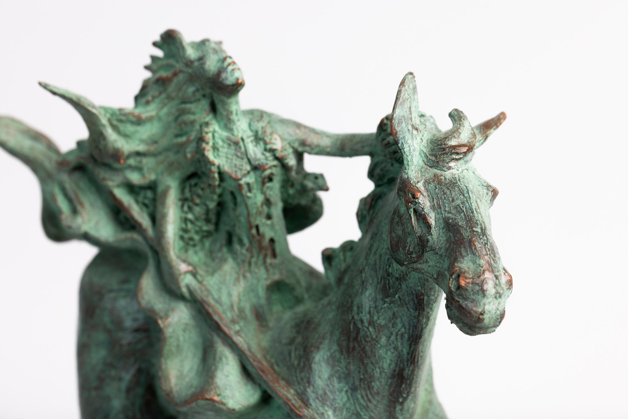 The Infinite Shepherdess, limited edition bronze resin sculpture by Sophie Howard, available at Padstow Gallery, Cornwall