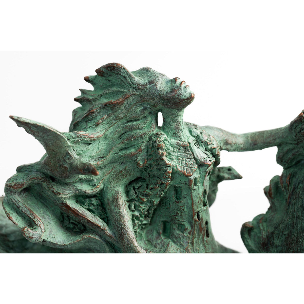 The Infinite Shepherdess, limited edition bronze resin sculpture by Sophie Howard, available at Padstow Gallery, Cornwall