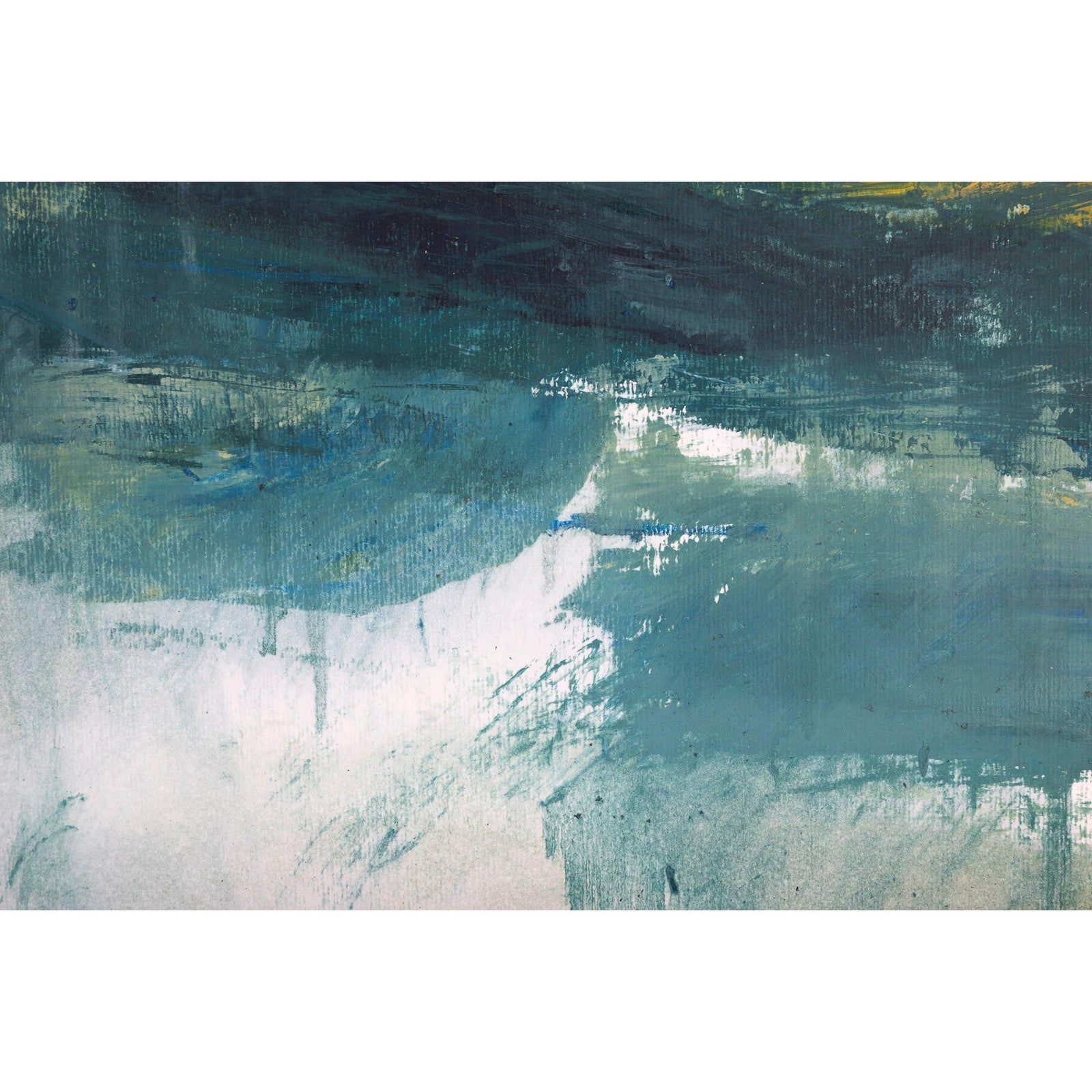 Far Away Gaze mixed media framed painting by Jo Ellis available at Padstow Gallery, Cornwall