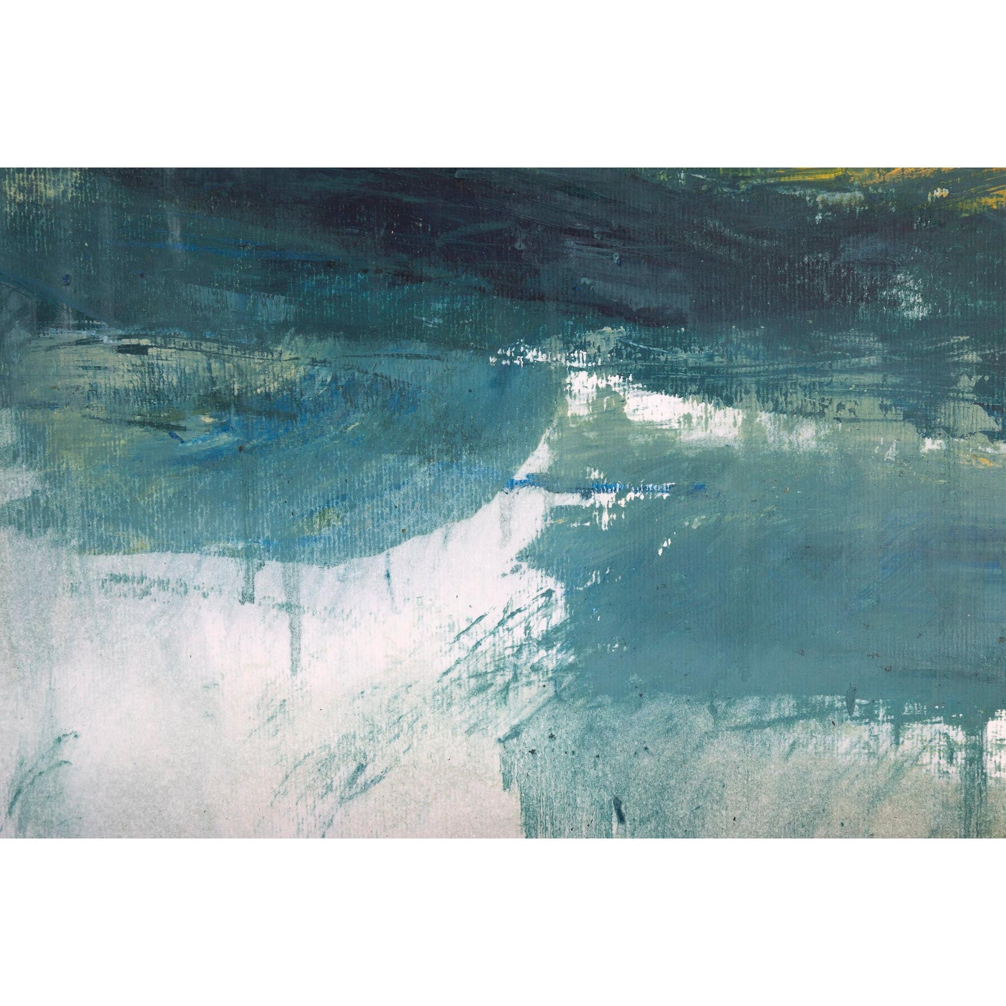 Far Away Gaze mixed media framed painting by Jo Ellis available at Padstow Gallery, Cornwall