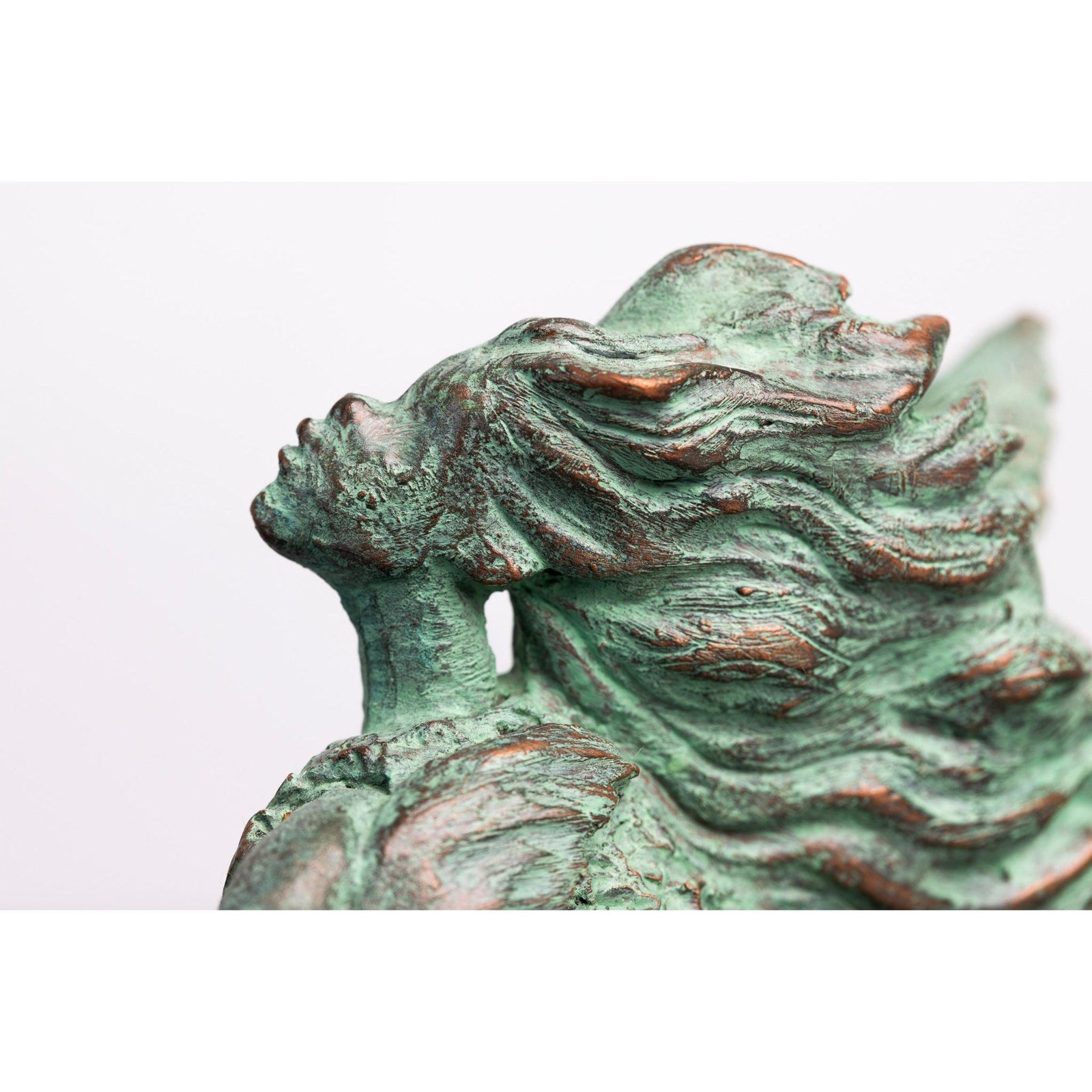 The Infinite Shepherdess, limited edition bronze resin sculpture by Sophie Howard, available at Padstow Gallery, Cornwall