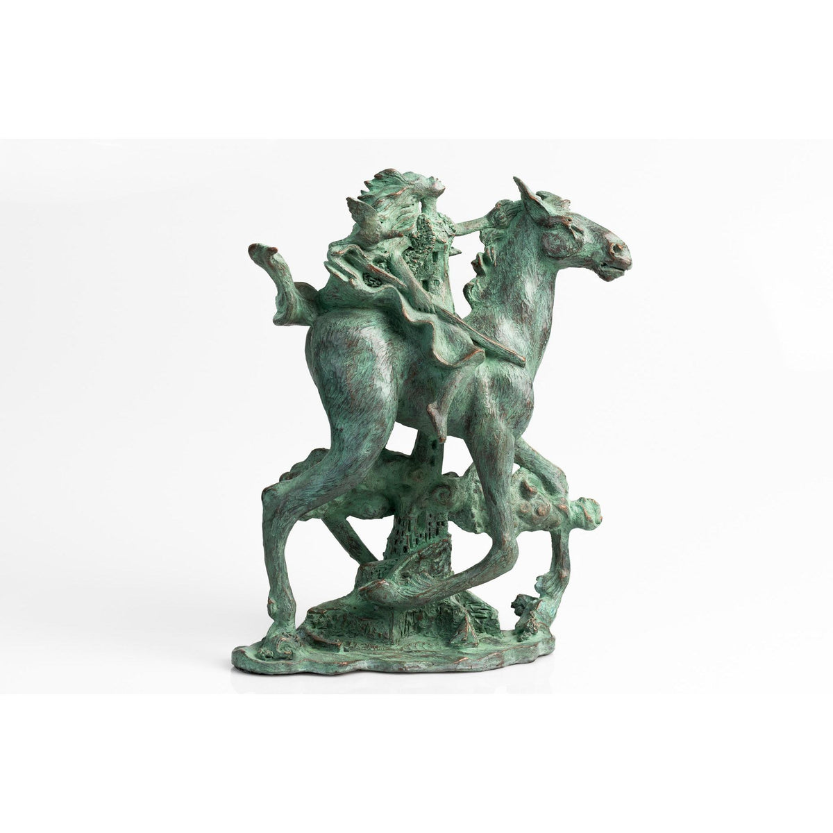 The Infinite Shepherdess, limited edition bronze resin sculpture by Sophie Howard, available at Padstow Gallery, Cornwall