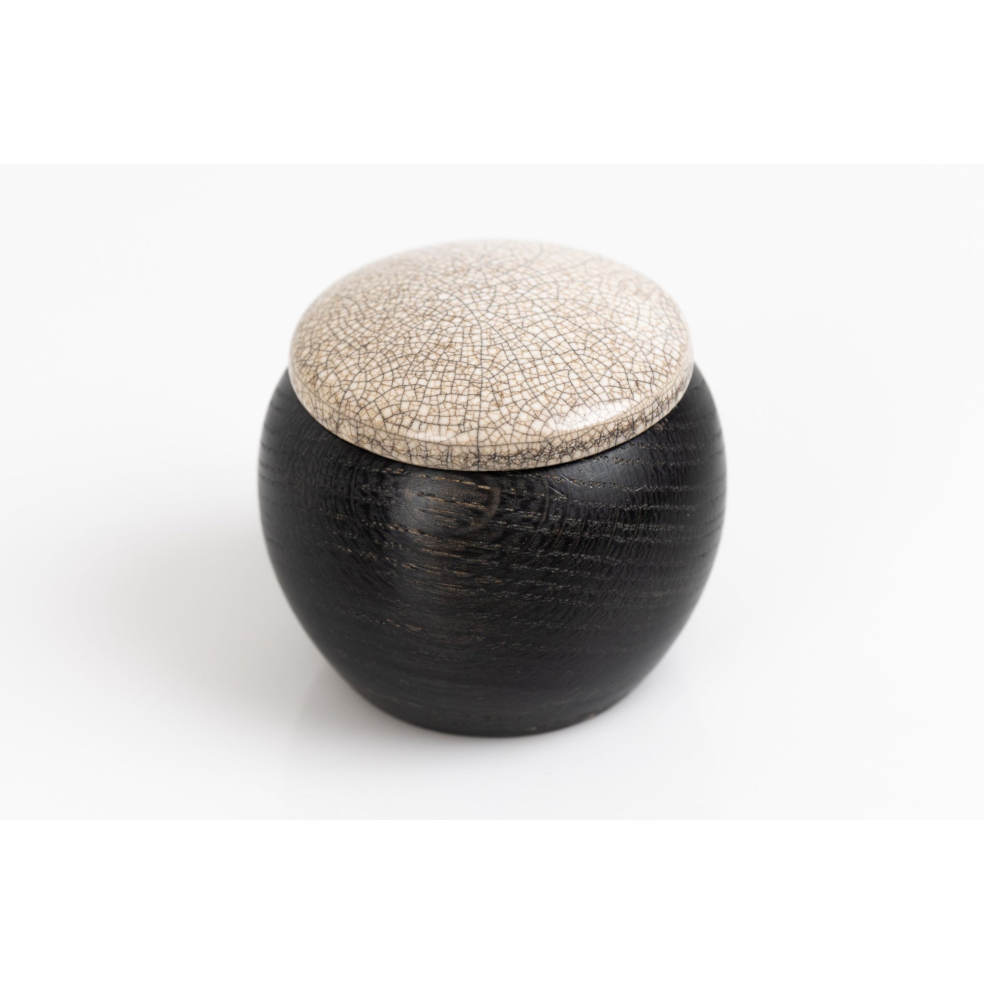 KSCC1 Ebonised Wave Pot by Kate Schuricht, available at Padstow Gallery, Cornwall