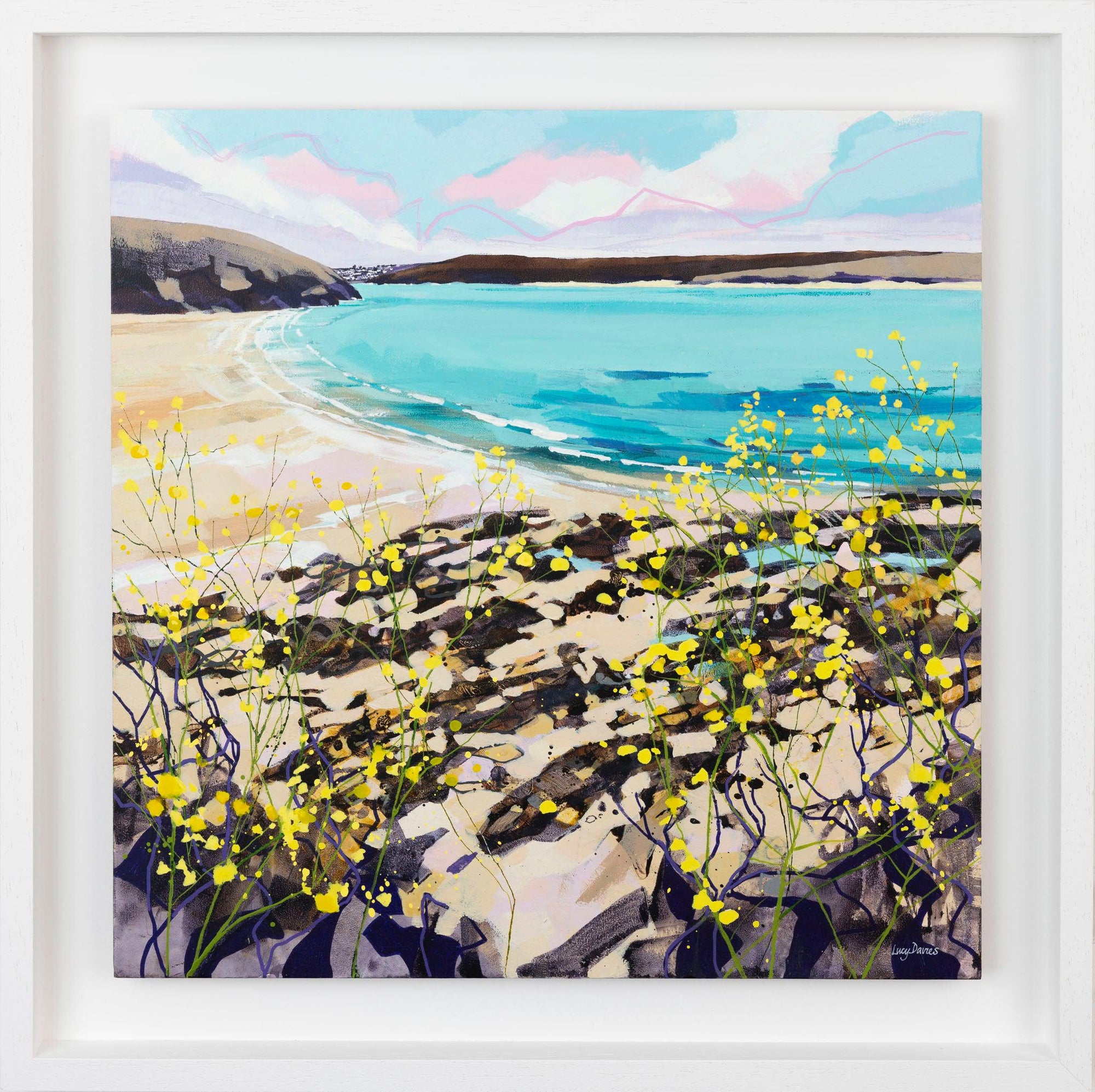 Daymer Bay, by Lucy Davies, available at Padstow Gallery, Cornwall