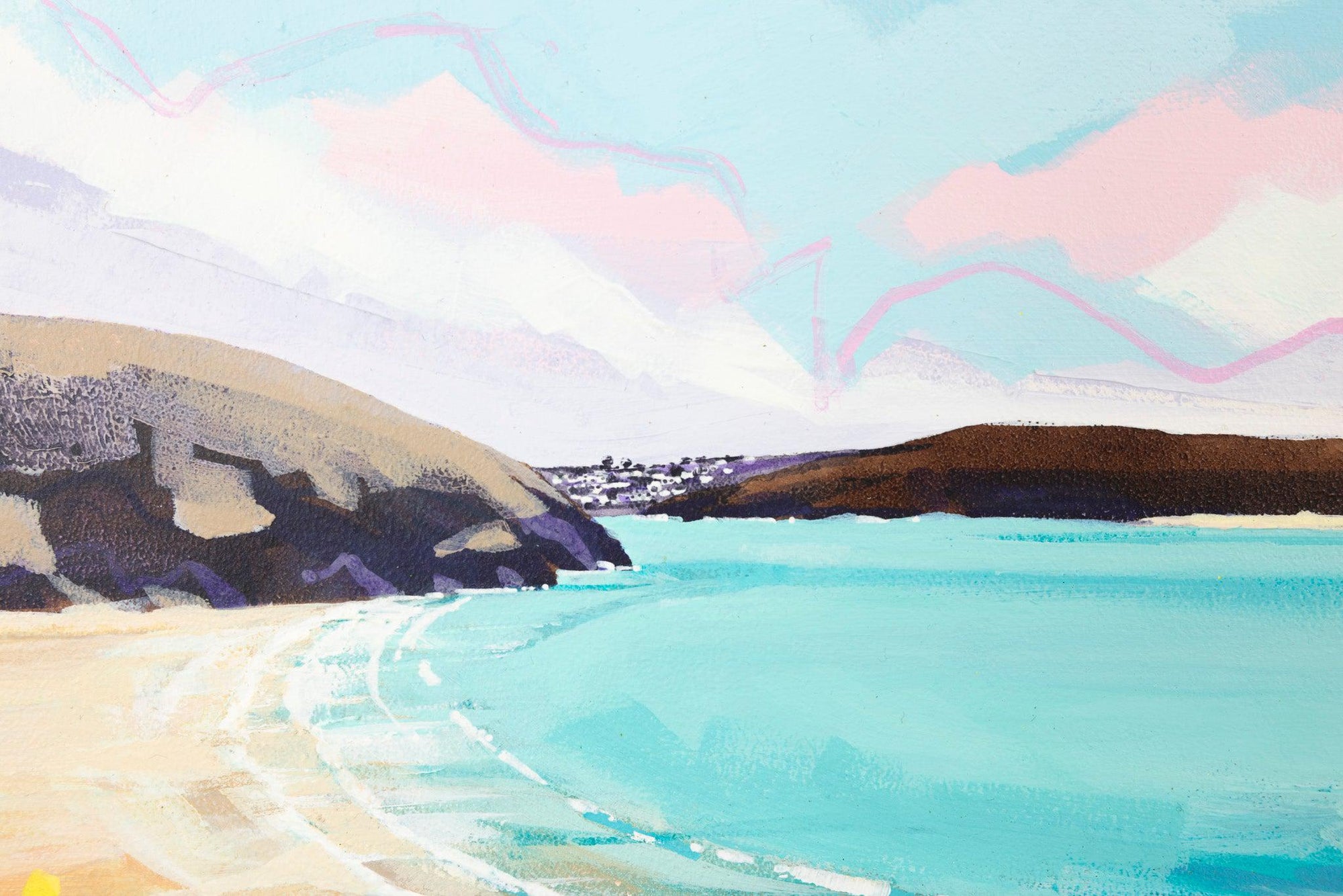 Daymer Bay, by Lucy Davies, available at Padstow Gallery, Cornwall