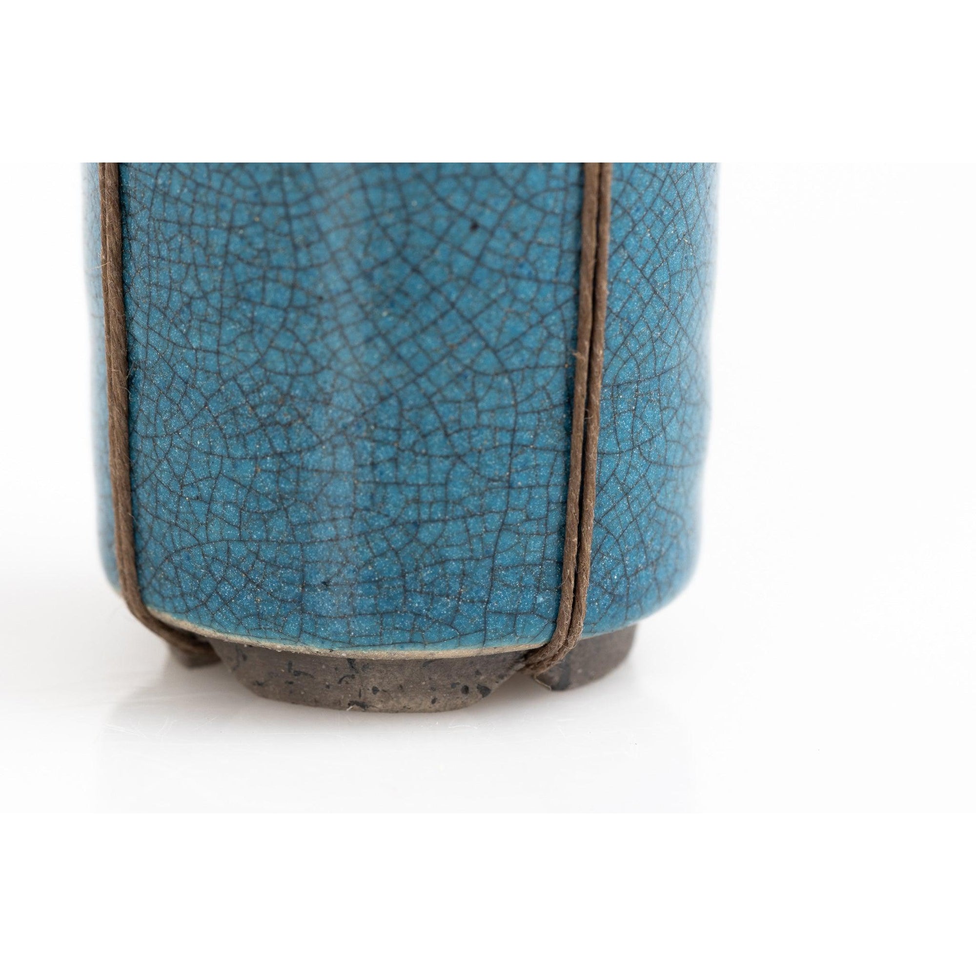 KSEE2 Raku Bound Container by Kate Schuricht, available at Padstow Gallery, Cornwall