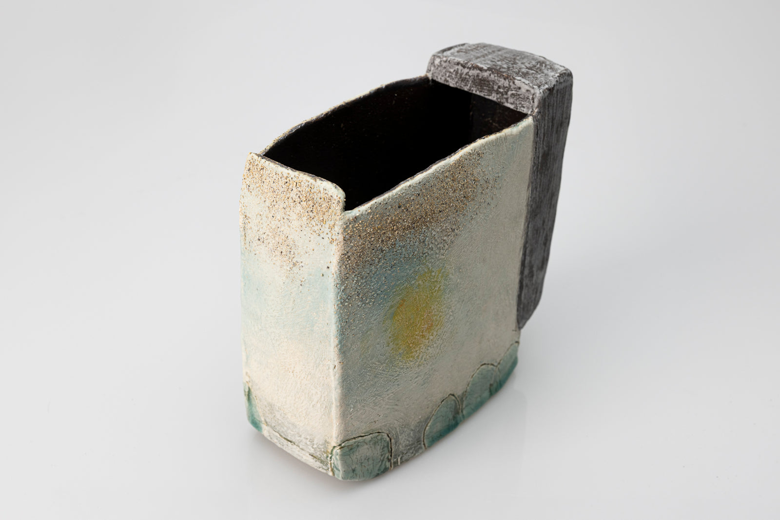 Morning Walk slab-built vessel by Craig Underhill, available at Padstow Gallery Cornwall