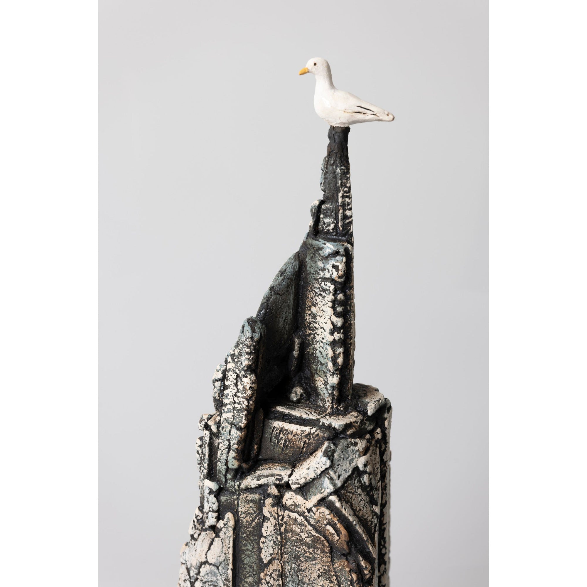 JS5 Gull Rock by Jane Silk ceramics available at Padstow Gallery, Cornwall