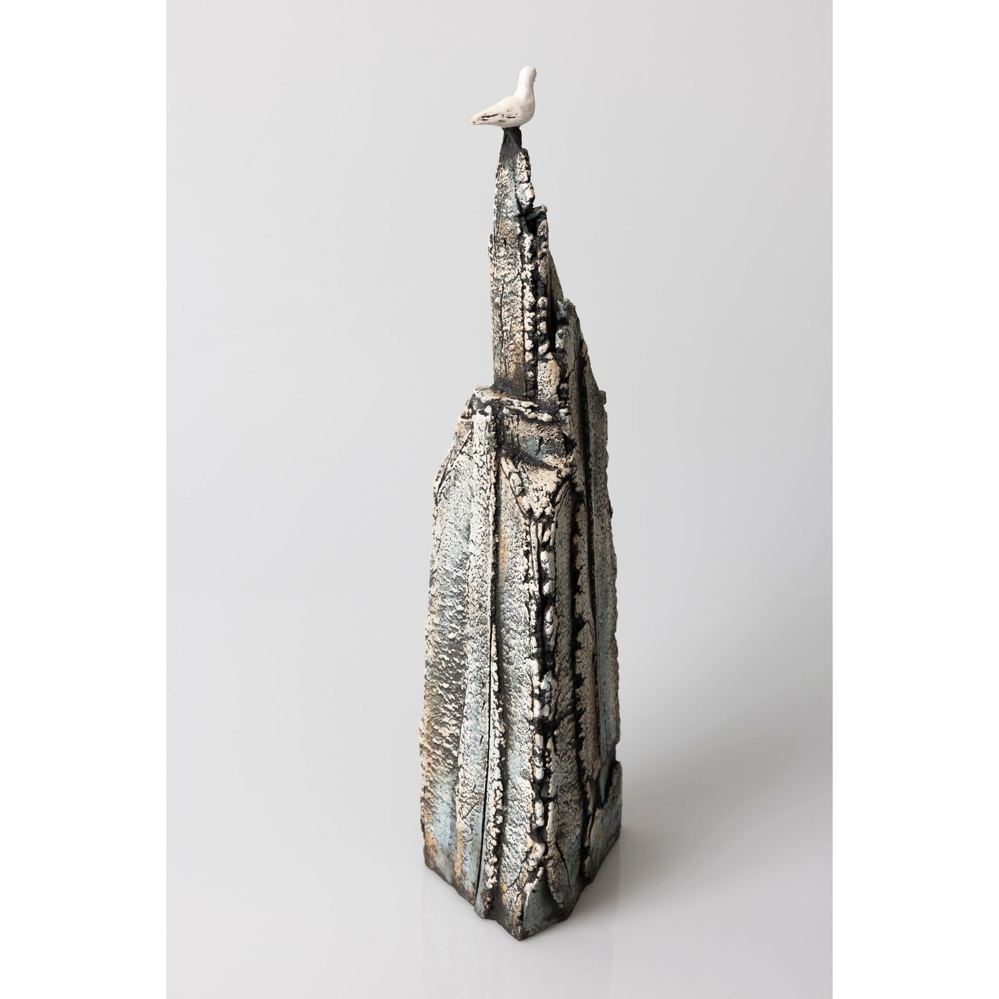 JS5 Gull Rock by Jane Silk ceramics available at Padstow Gallery, Cornwall