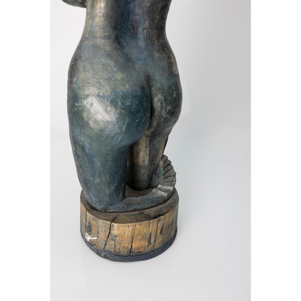 Dawn, ceramic woman/tower on plinth, by Sophie Howard, available from Padstow Gallery, Cornwall