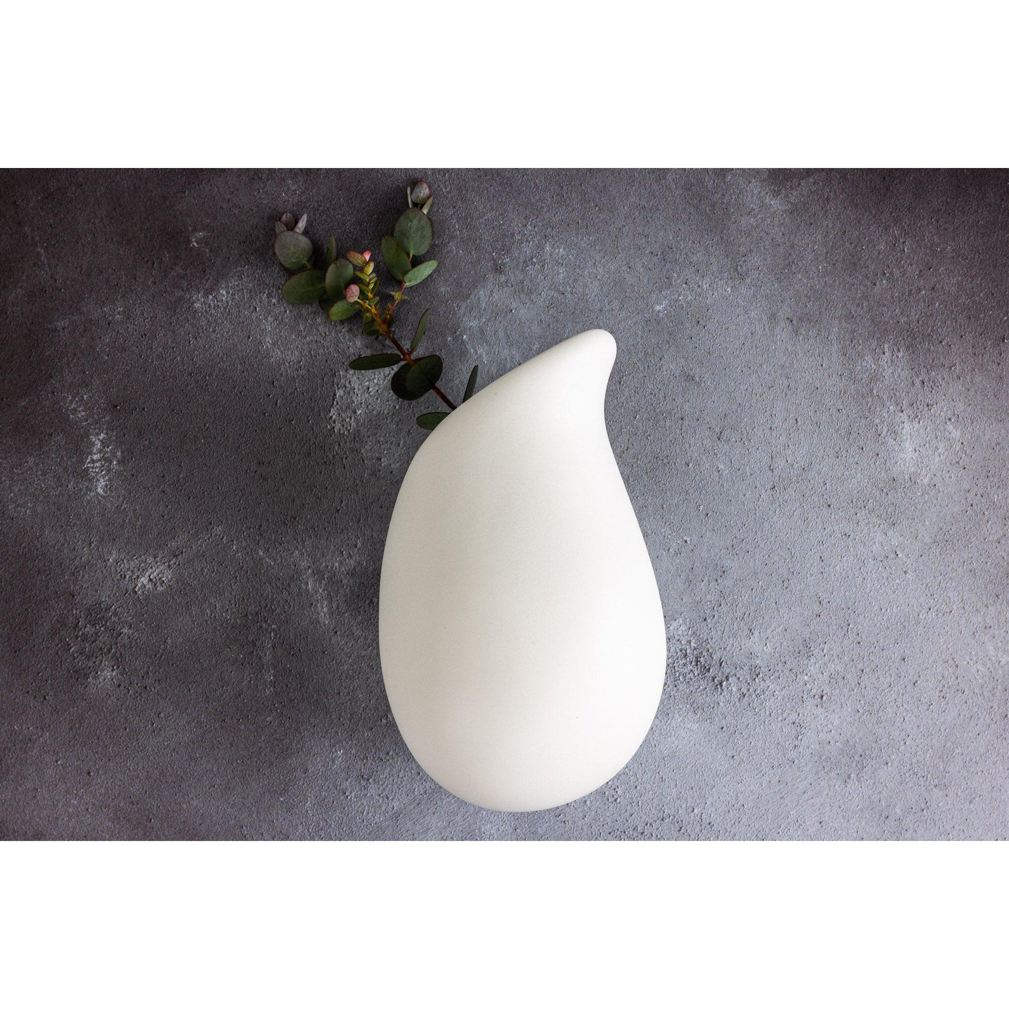 KSR4 Droplet Wall Vase by Kate Schuricht, available at Padstow Gallery, Cornwall