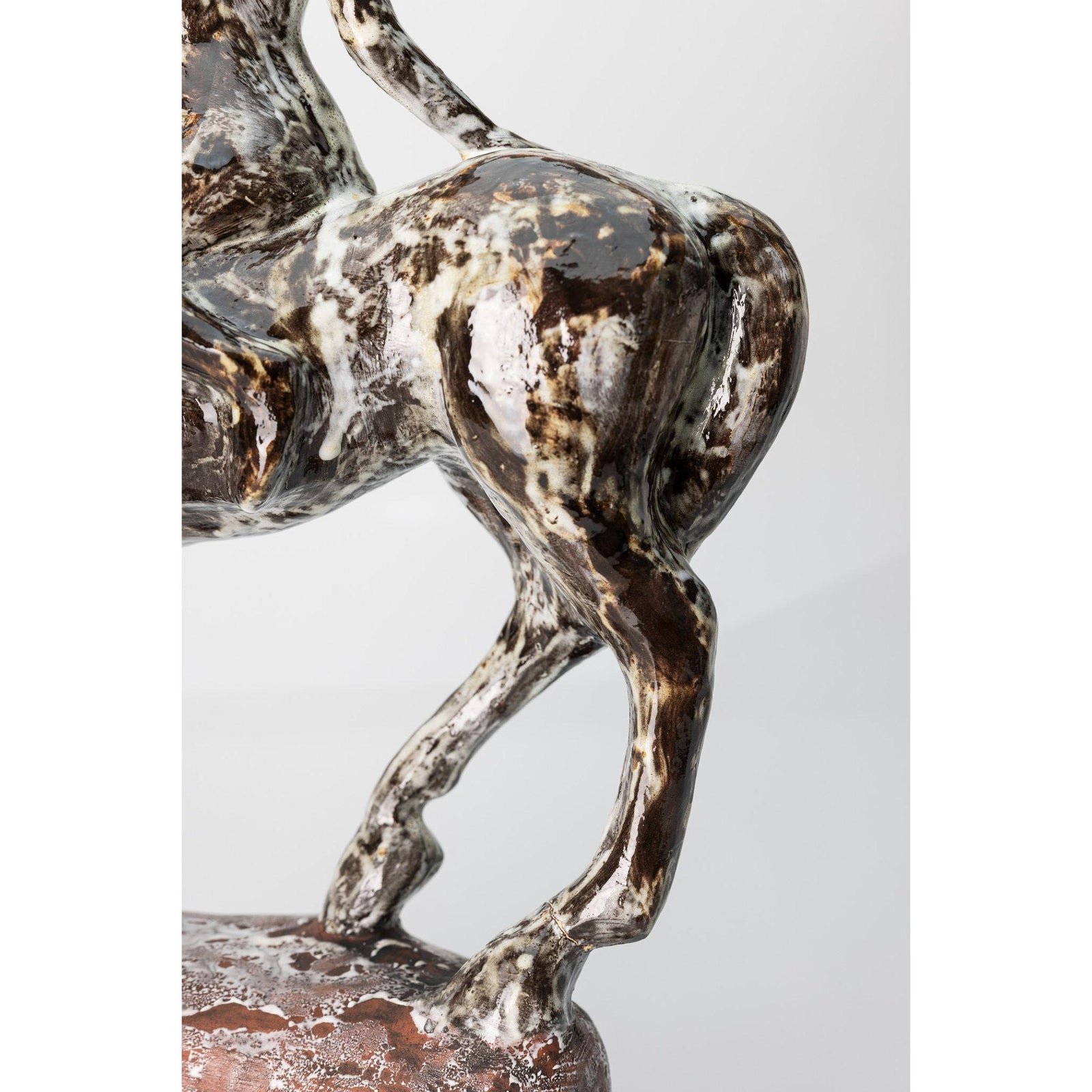 So Long, mottled ceramic figure, by Sophie Howard, available from Padstow Gallery, Cornwall