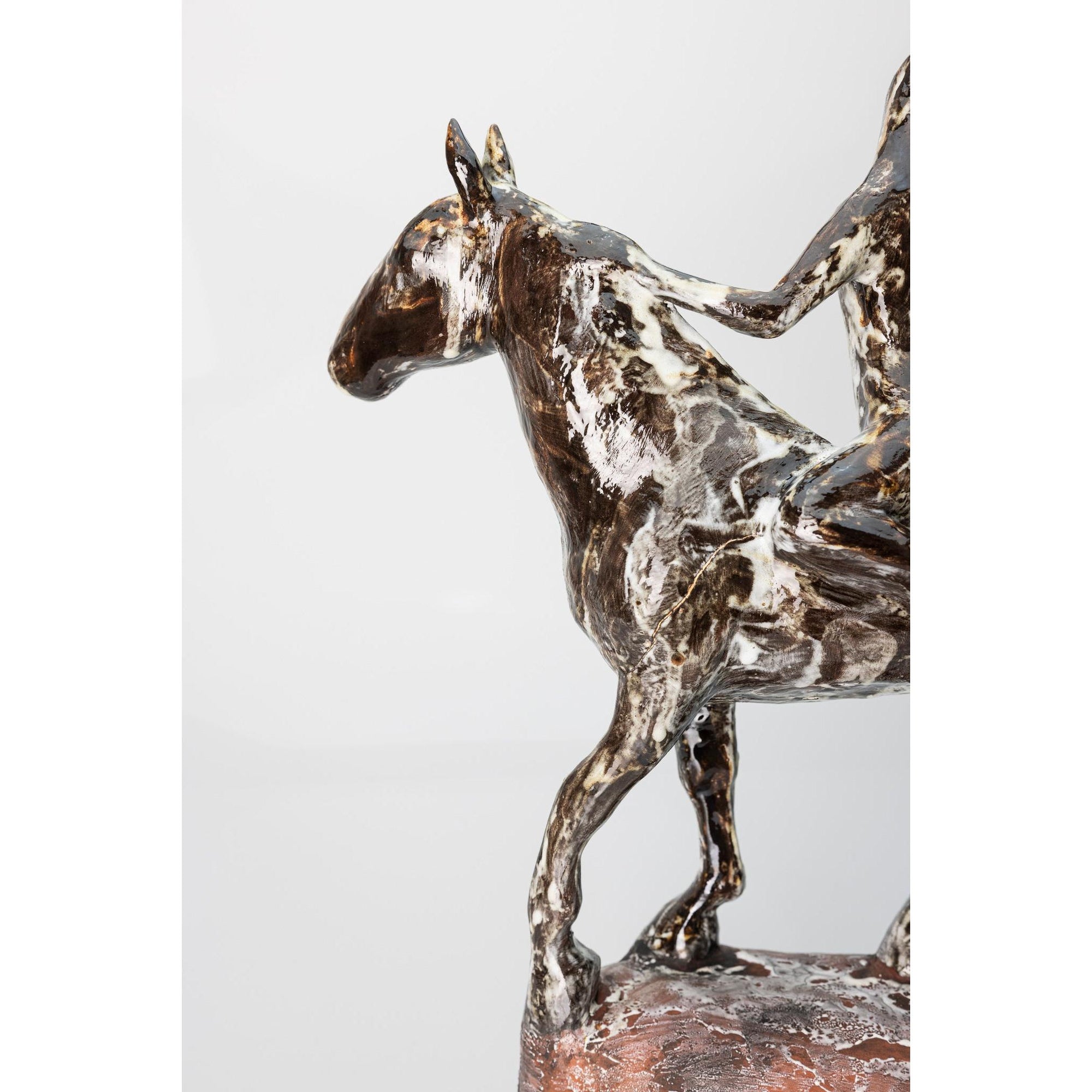 So Long, mottled ceramic figure, by Sophie Howard, available from Padstow Gallery, Cornwall