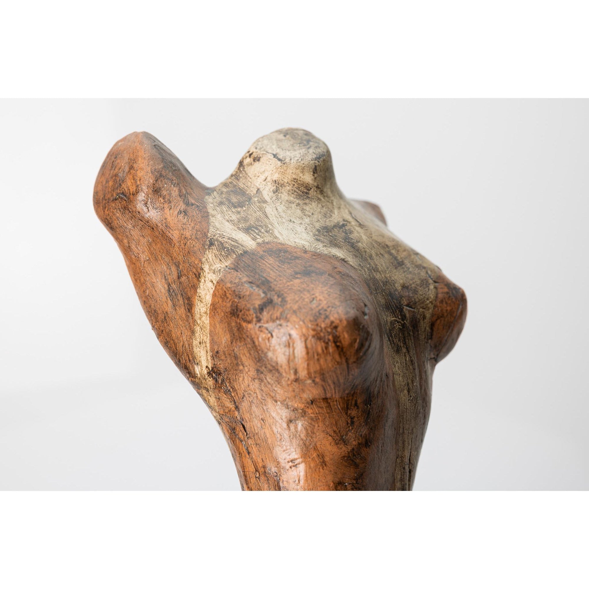 Lou, Glazed terracotta standing figure, by Sophie Howard, available from Padstow Gallery, Cornwall