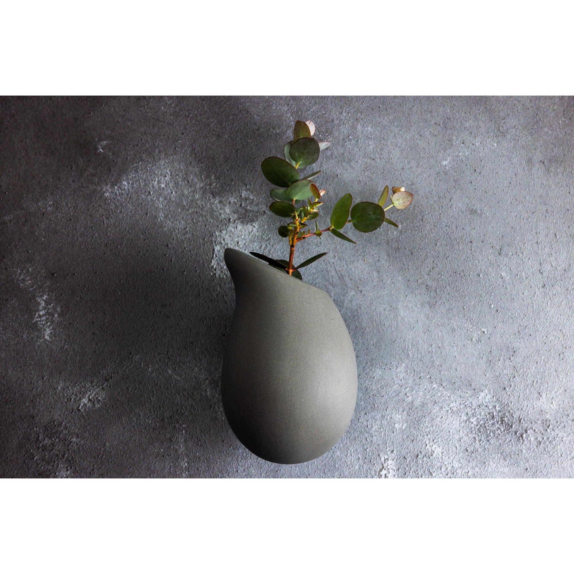 KSQ1 Droplet Wall Vase by Kate Schuricht, available at Padstow Gallery, Cornwall
