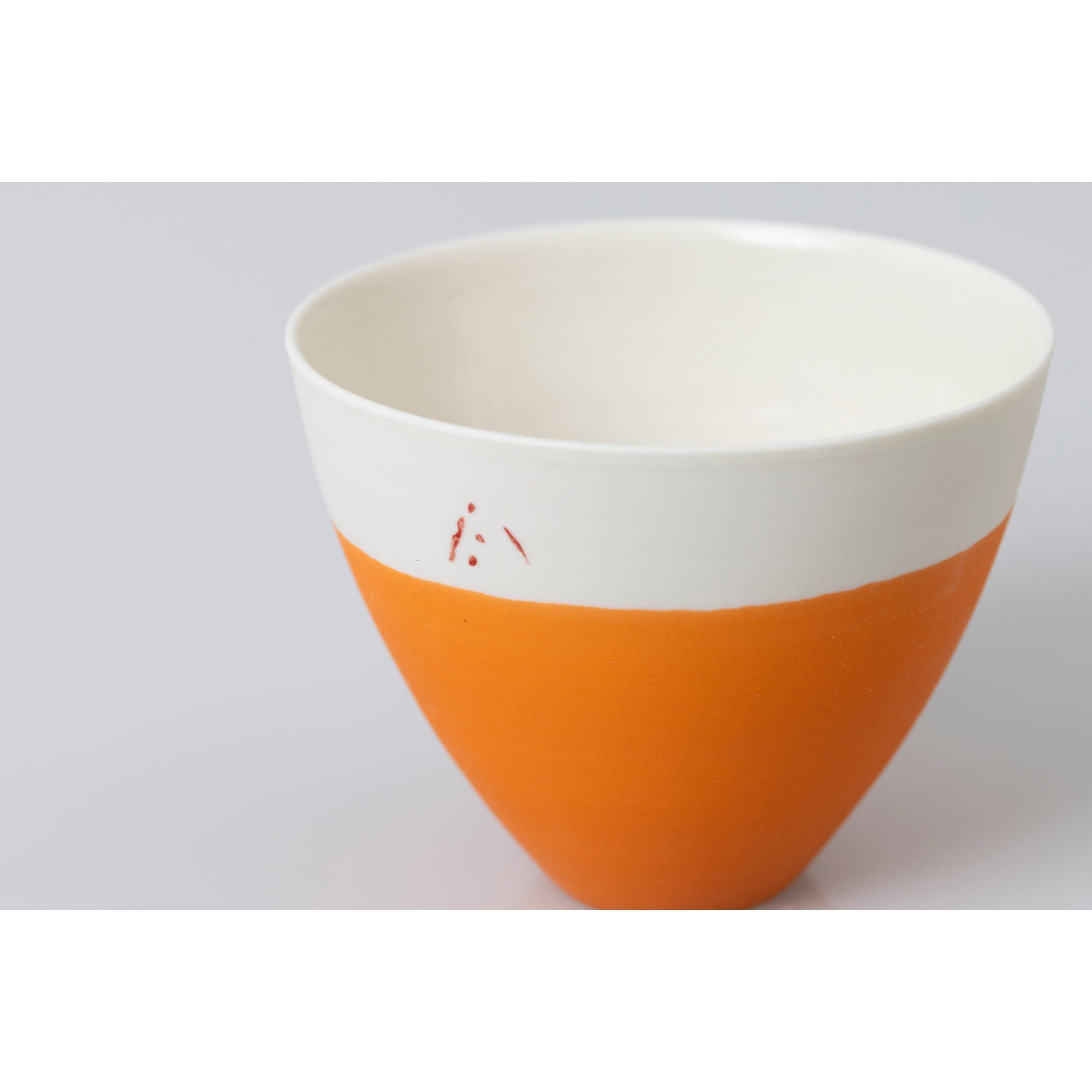 PG10 small cup/bowl, porcelain by Ali Tomlin ceramics, available at Padstow Gallery, Cornwall