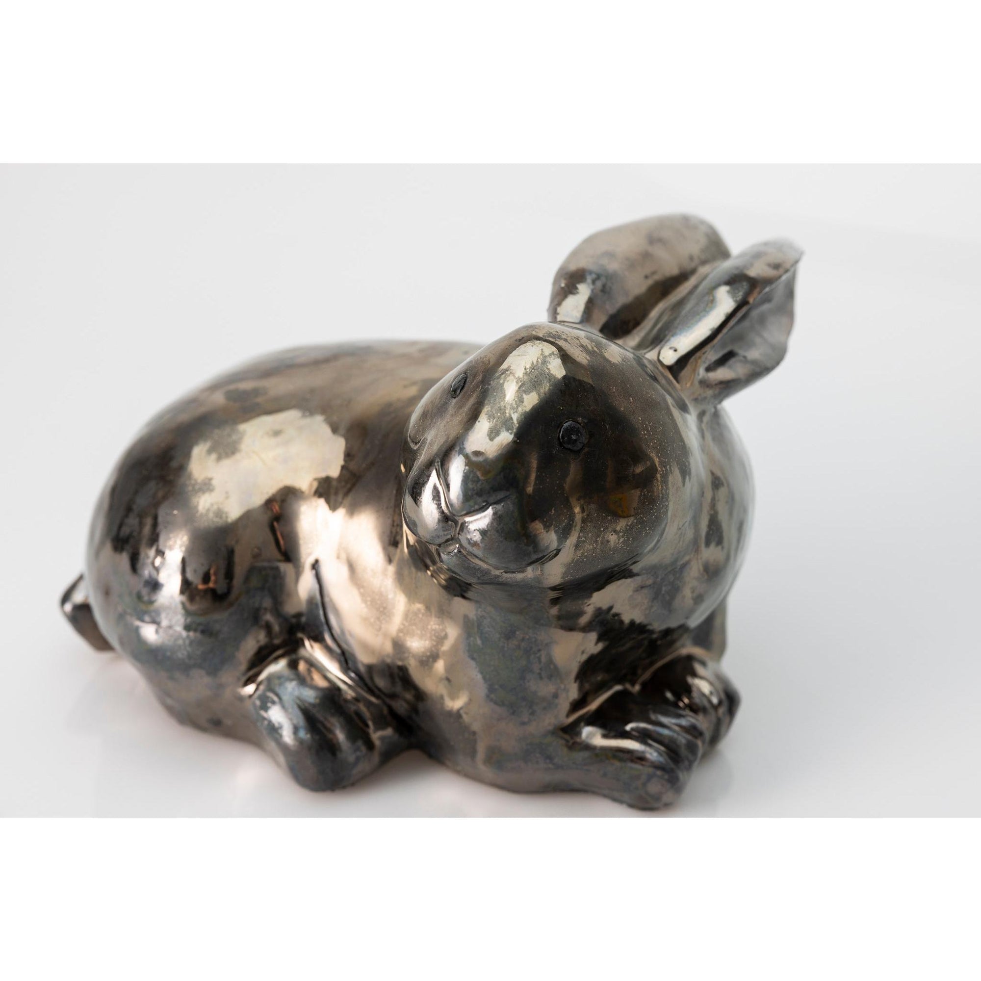 Bunny, glazed ceramic figure, by Sophie Howard, available from Padstow Gallery, Cornwall