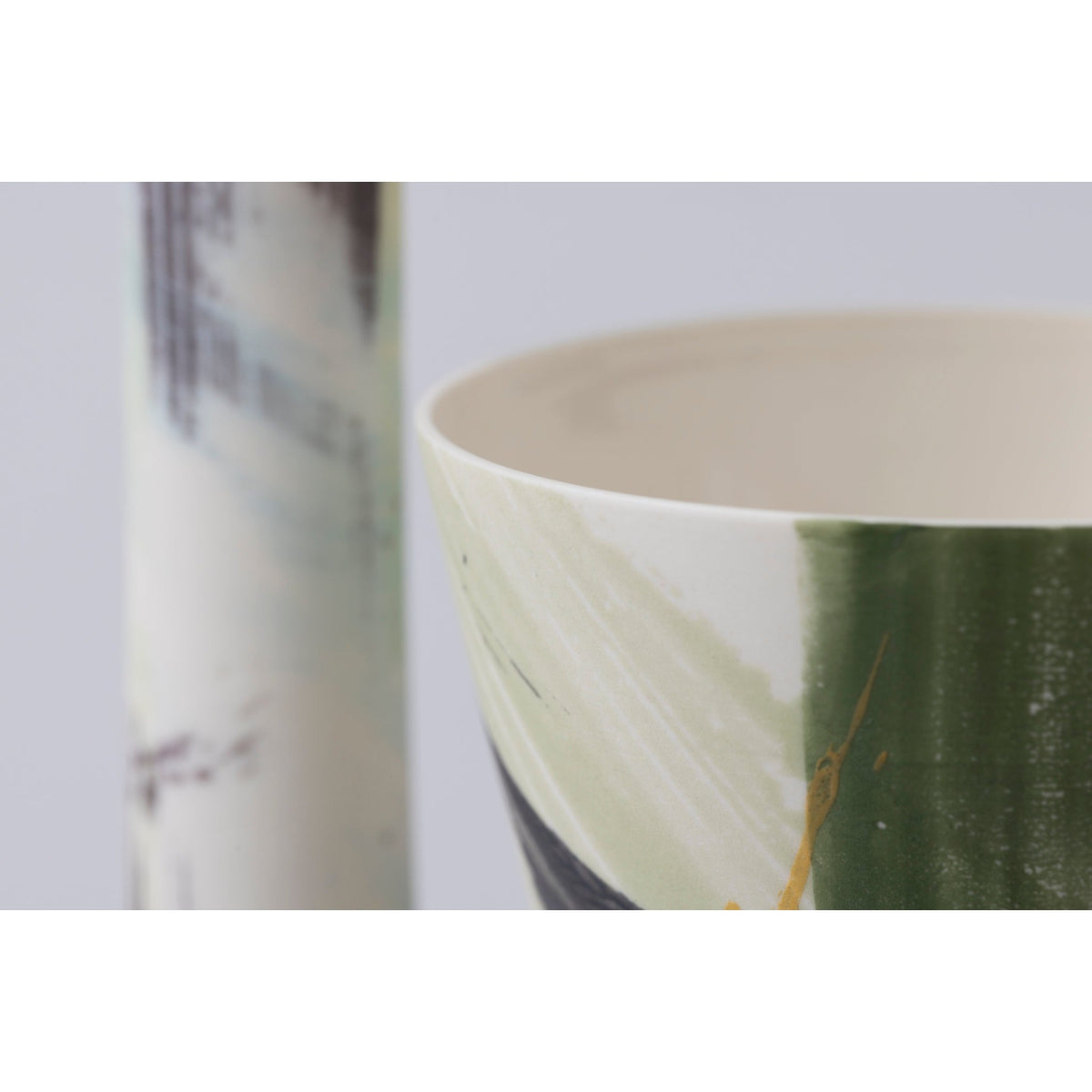 PG13 large cup, porcelain by Ali Tomlin ceramics, available at Padstow Gallery, Cornwall