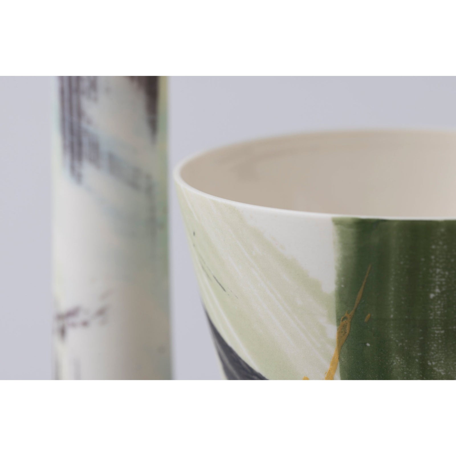PG13 large cup, porcelain by Ali Tomlin ceramics, available at Padstow Gallery, Cornwall