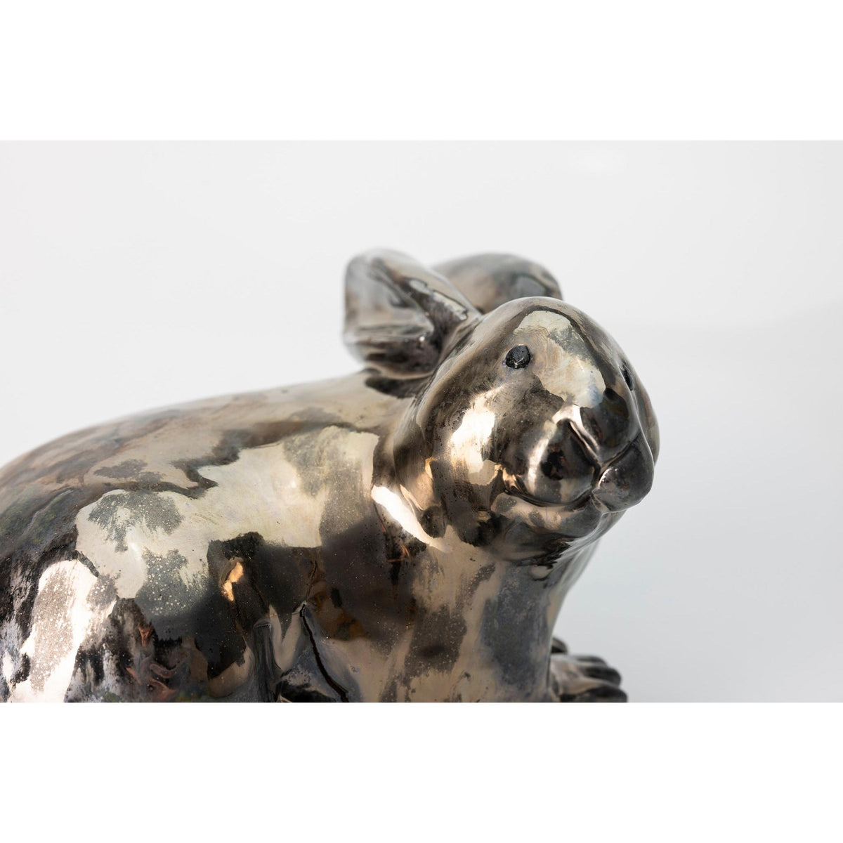Bunny, glazed ceramic figure, by Sophie Howard, available from Padstow Gallery, Cornwall