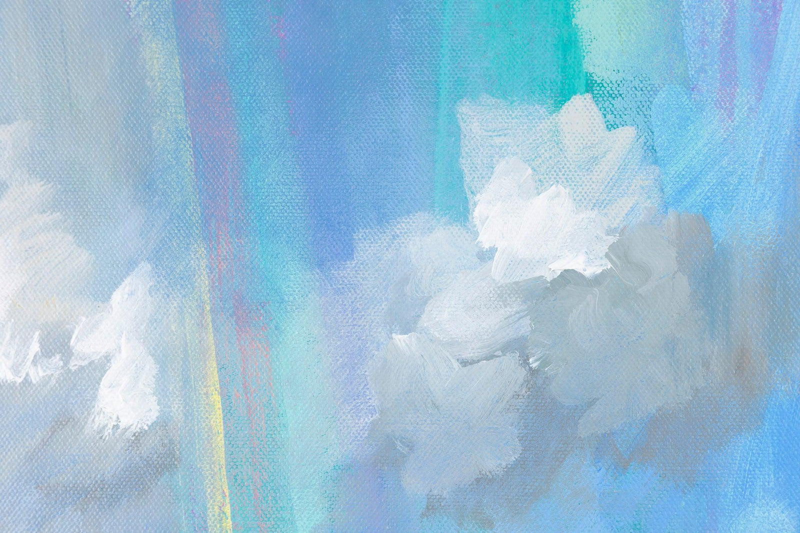 'Rainbow Over Camel Estuary (Hyperion 2)' acrylic original by Andrew Jago, available at Padstow Gallery, Cornwall