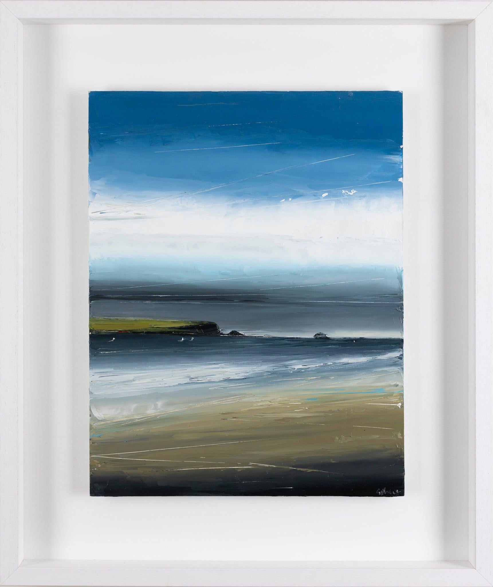 'Fresh Stepper' oil original painting by Georgia Hart, available at Padstow Gallery, Cornwall