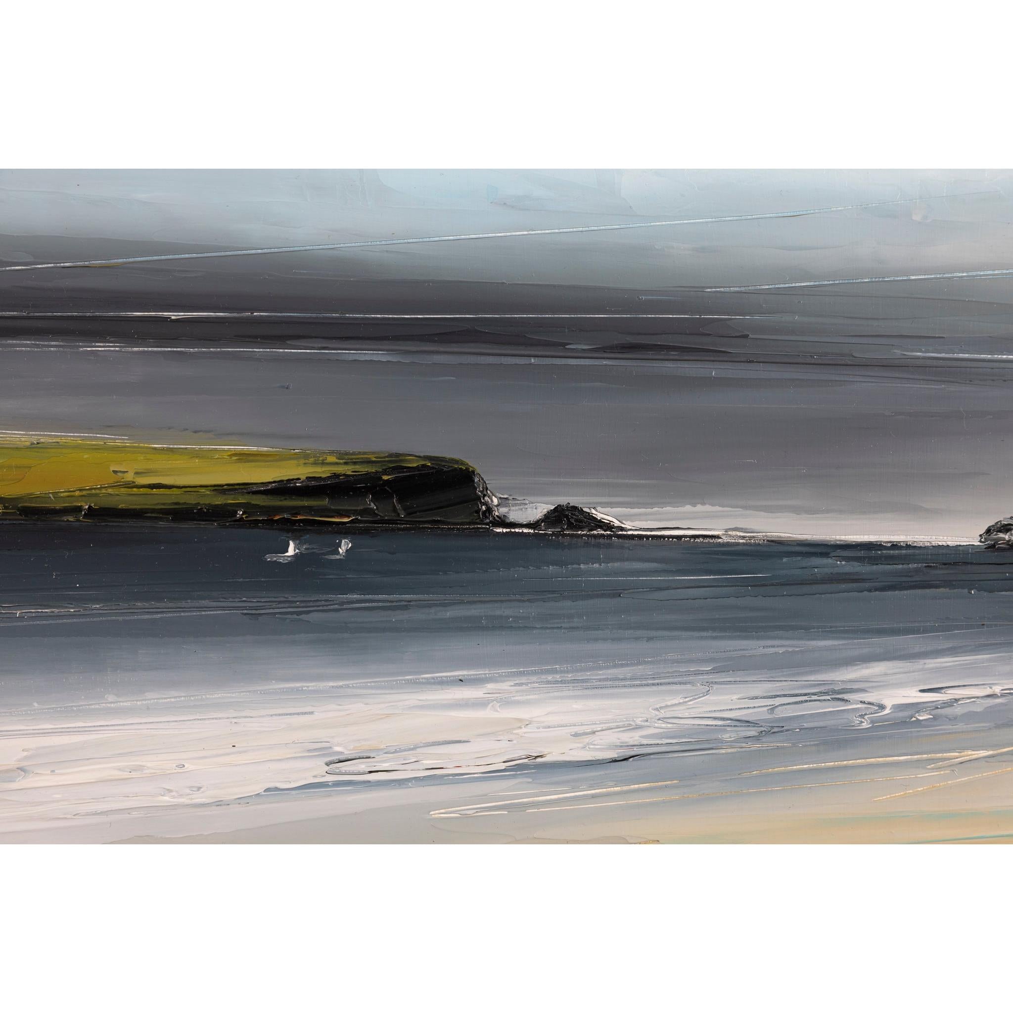 'Fresh Stepper' oil original painting by Georgia Hart, available at Padstow Gallery, Cornwall